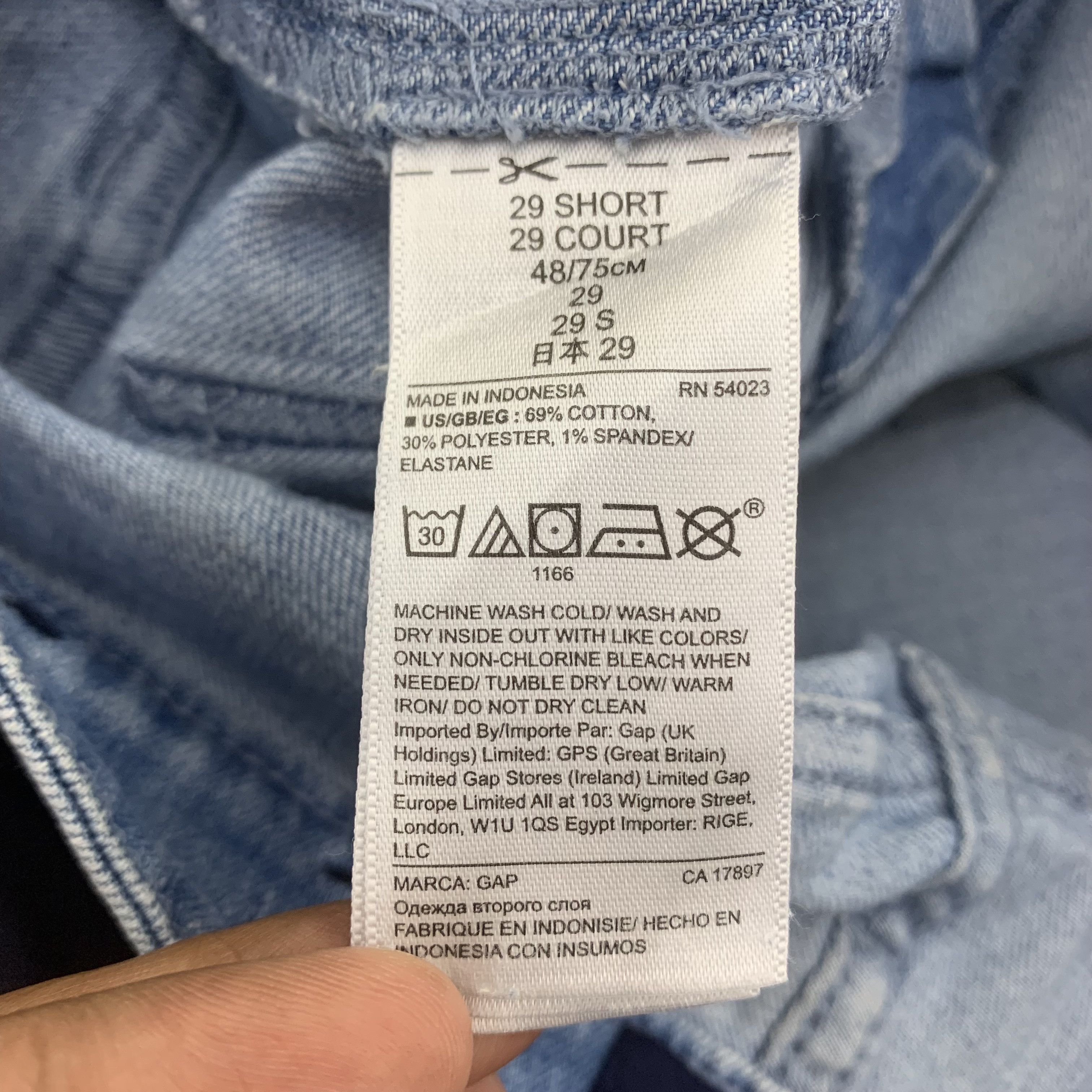 Gap GAP Blue Light Wash Jeans Womenswear Size 28" / US 6 / IT 42 - 9 Thumbnail