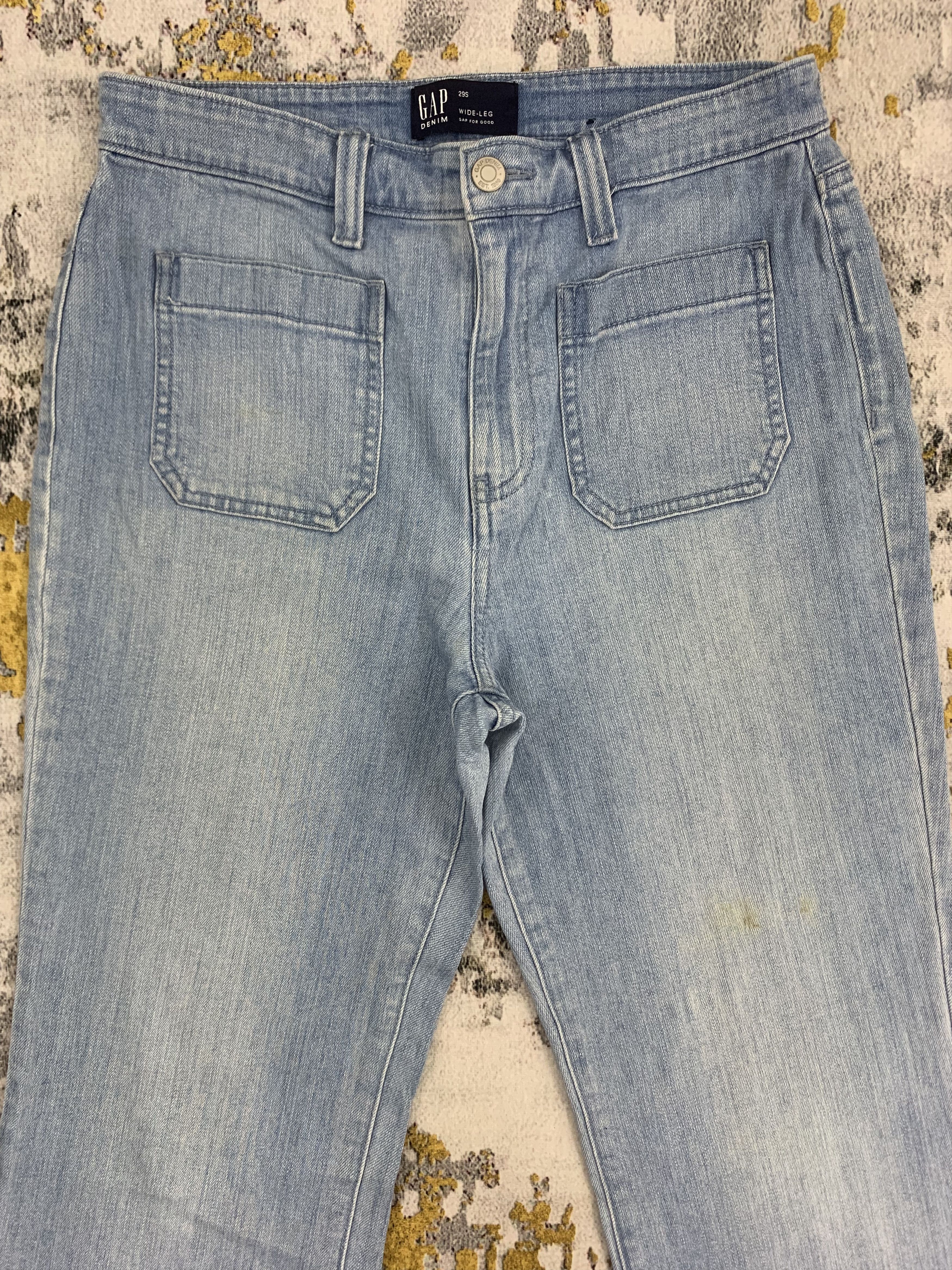 Gap GAP Blue Light Wash Jeans Womenswear Size 28" / US 6 / IT 42 - 2 Thumbnail