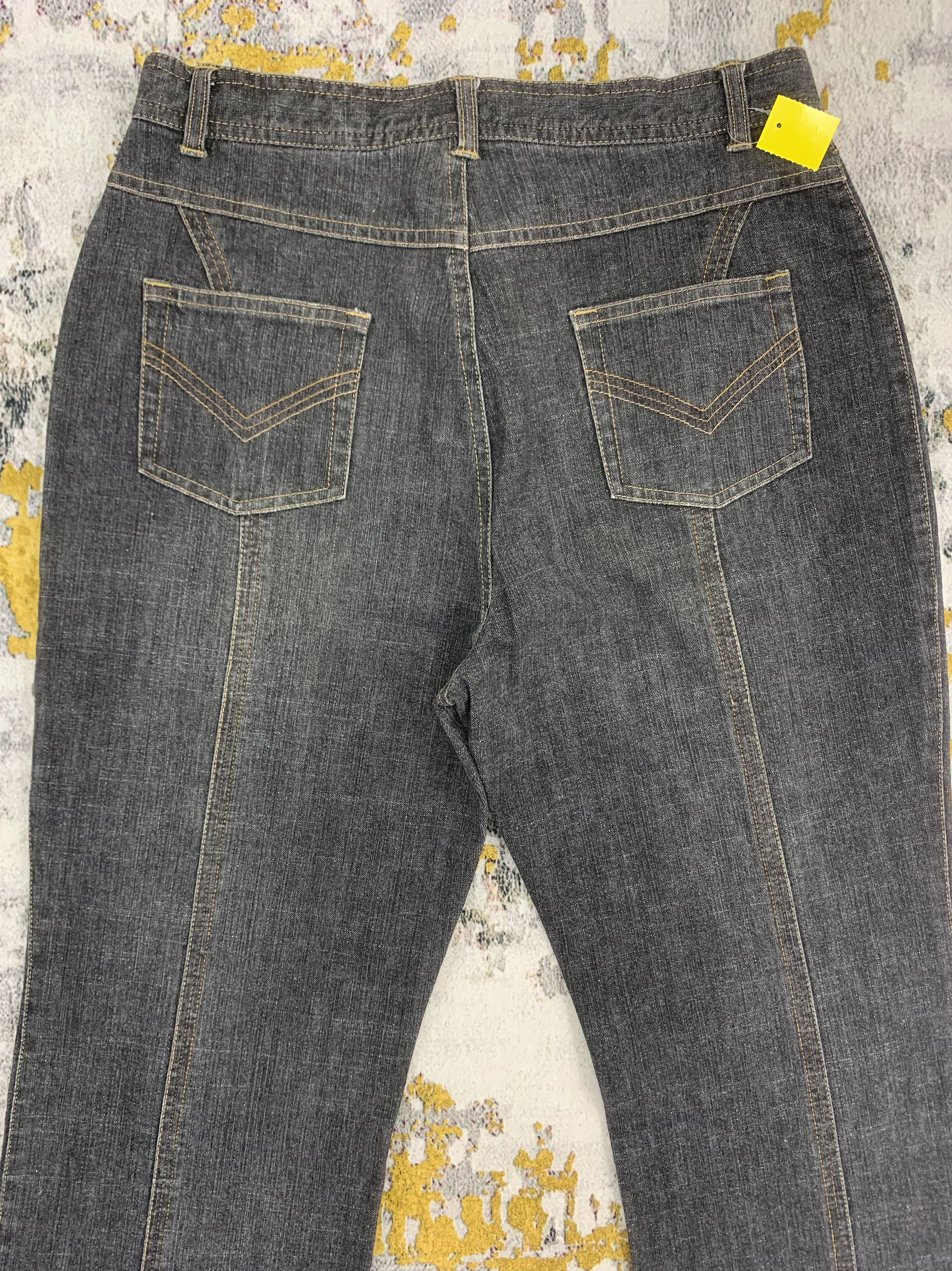 Japanese Brand Black Bush Pants Jeans Rochelle Denim for Womens Size 27" / US 4 / IT 40 - 5 Thumbnail