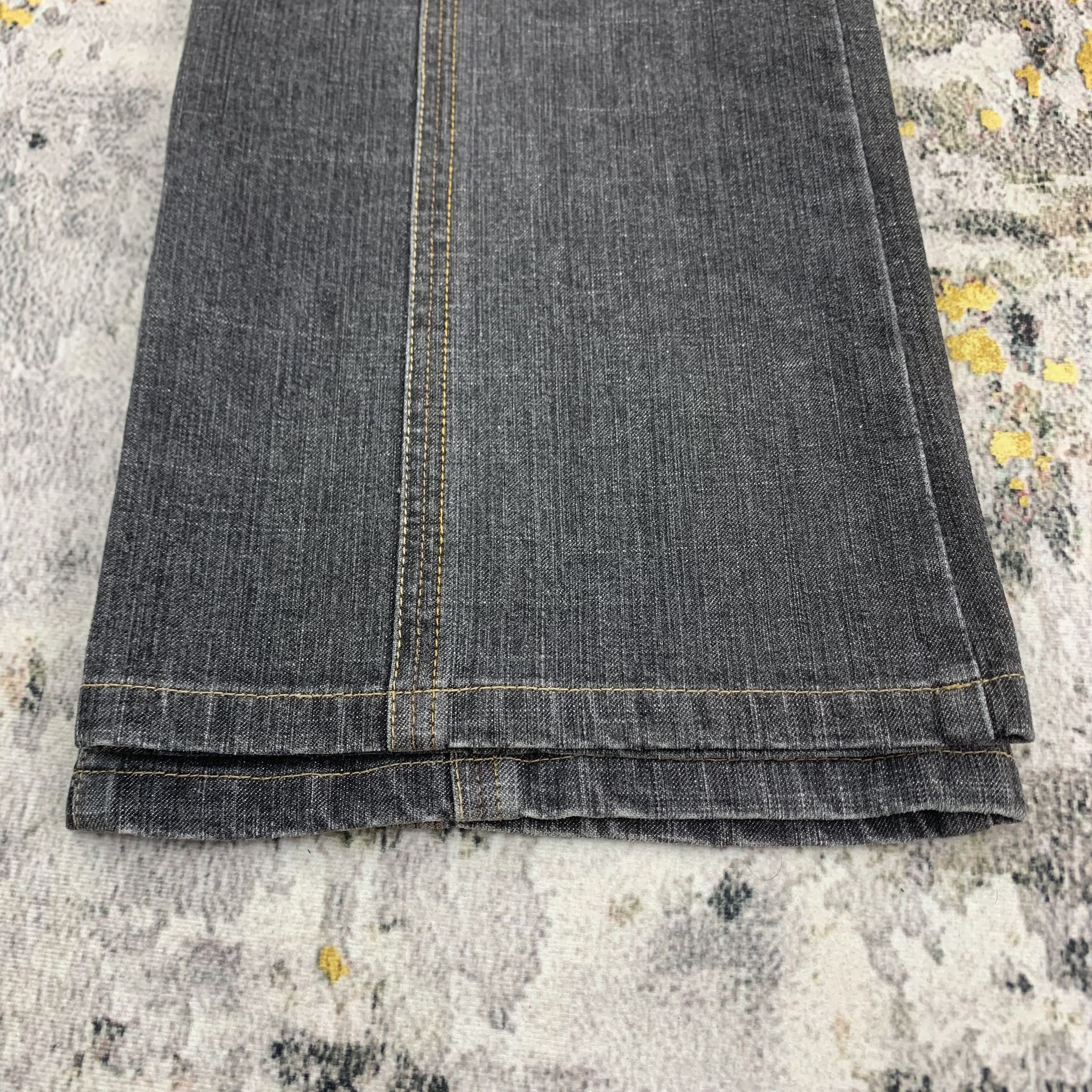 Japanese Brand Black Bush Pants Jeans Rochelle Denim for Womens Size 27" / US 4 / IT 40 - 6 Thumbnail