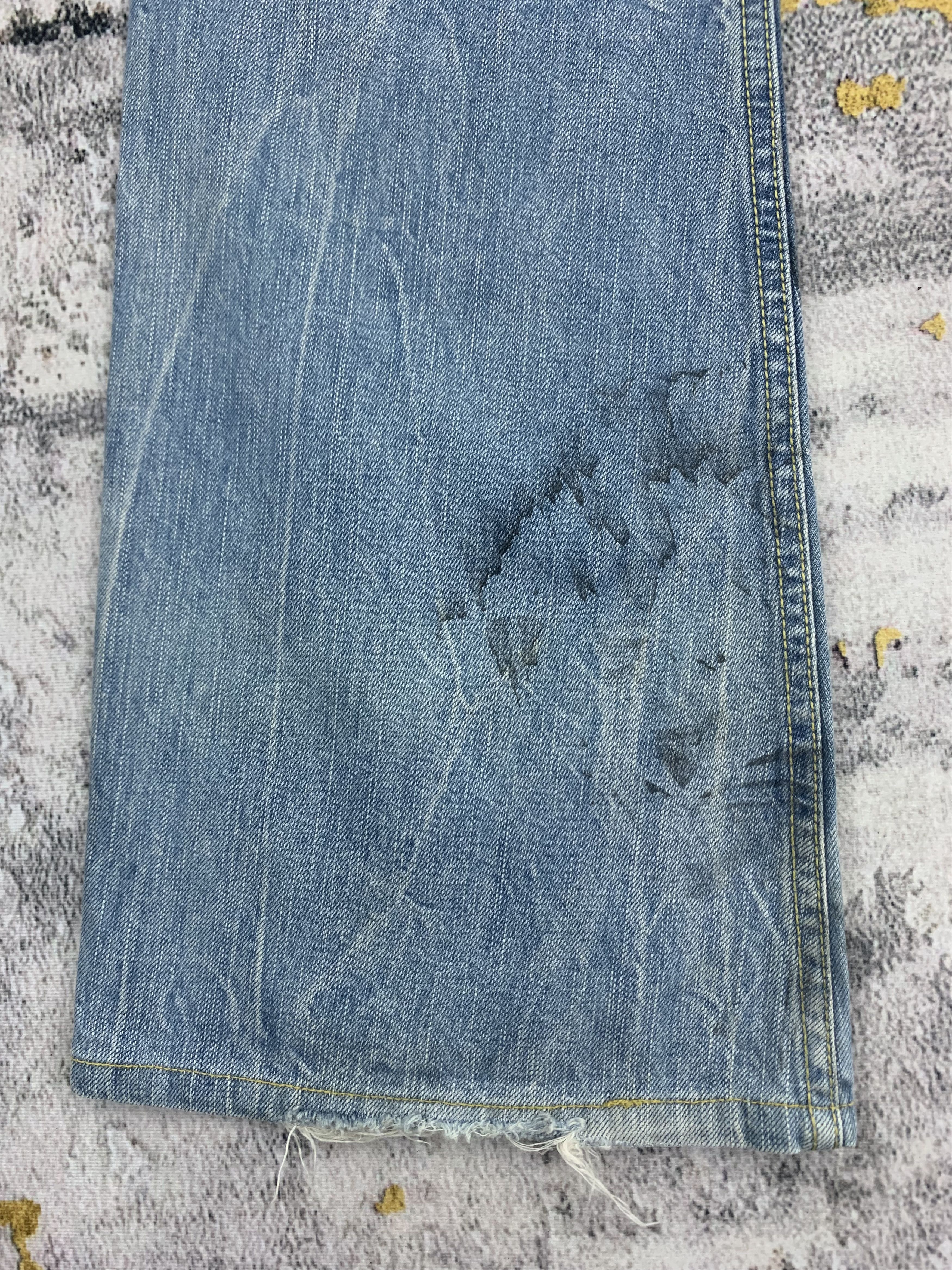 Japanese Brand Blue Way Distressed Jeans Blue Trip Flared Size US 30 / EU 46 - 7 Thumbnail