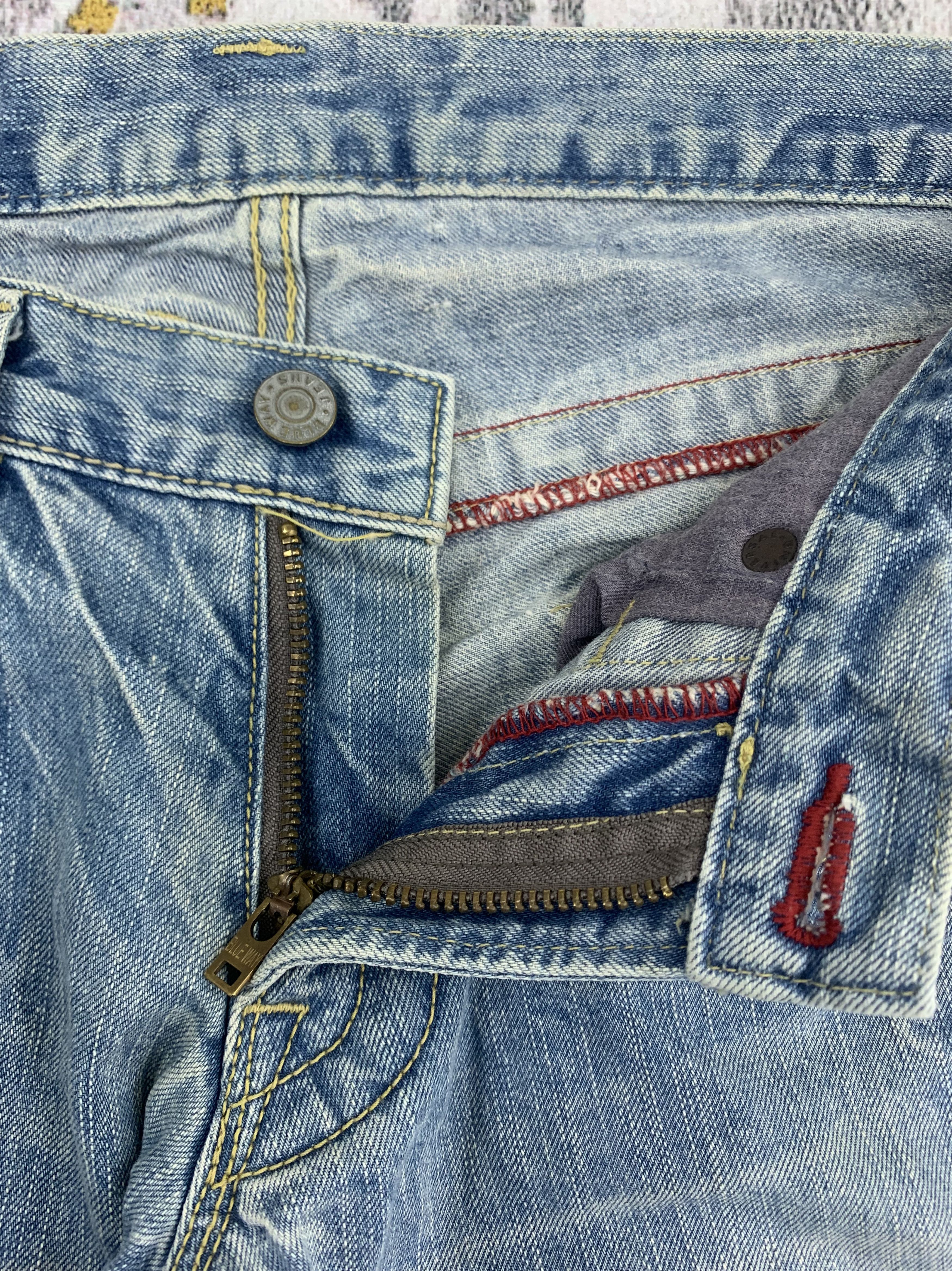 Japanese Brand Blue Way Distressed Jeans Blue Trip Flared Size US 30 / EU 46 - 3 Thumbnail