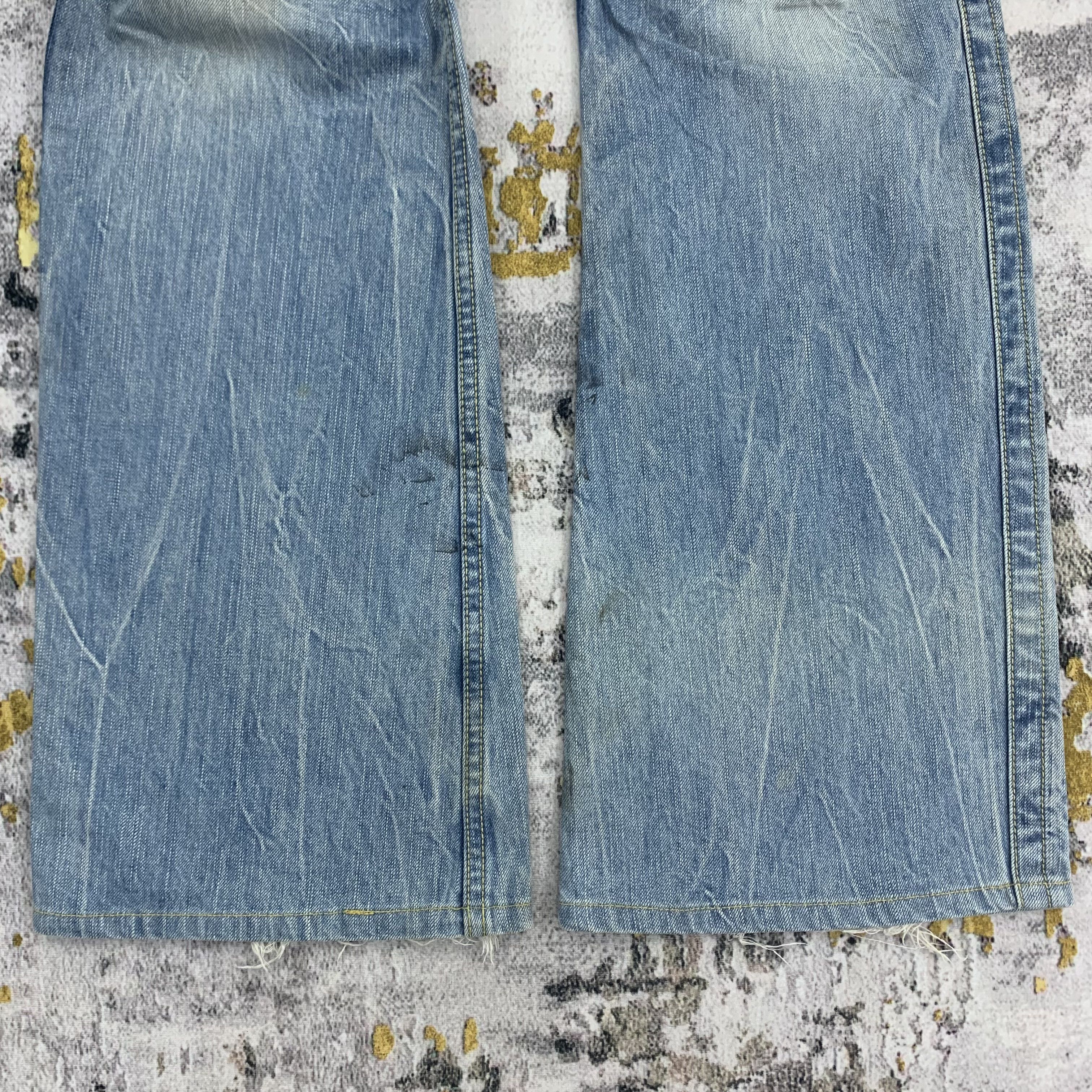 Japanese Brand Blue Way Distressed Jeans Blue Trip Flared Size US 30 / EU 46 - 4 Thumbnail