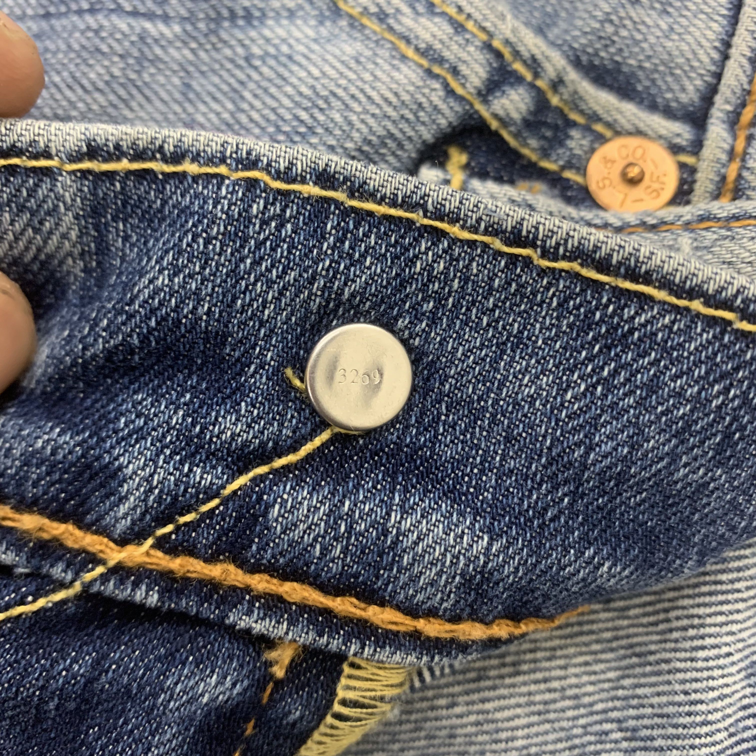 Levi's Distressed Blue Denim Levi's 511 Jeans Size US 29 - 4 Thumbnail