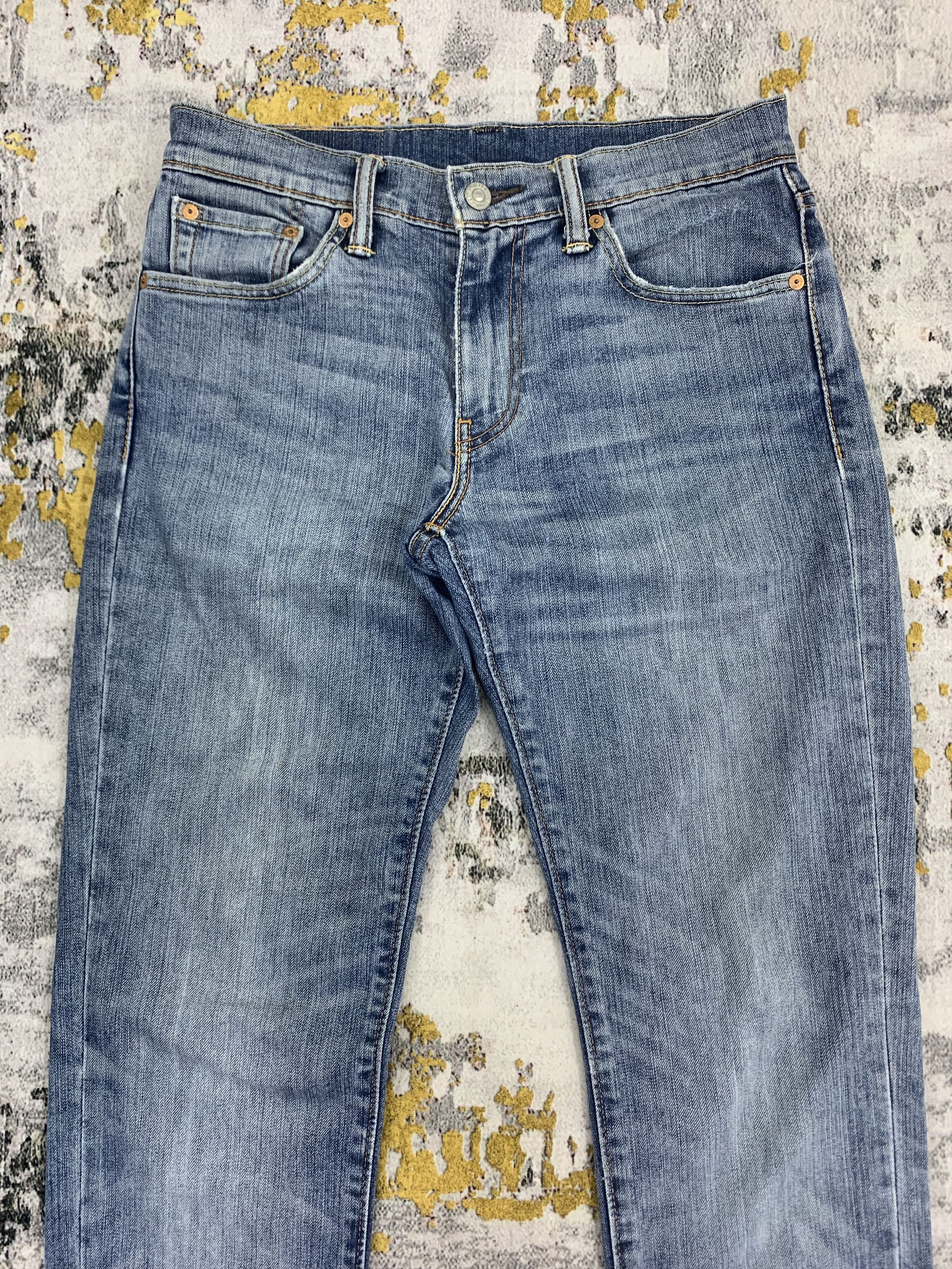 Levi's Distressed Blue Denim Levi's 511 Jeans Size US 29 - 2 Thumbnail