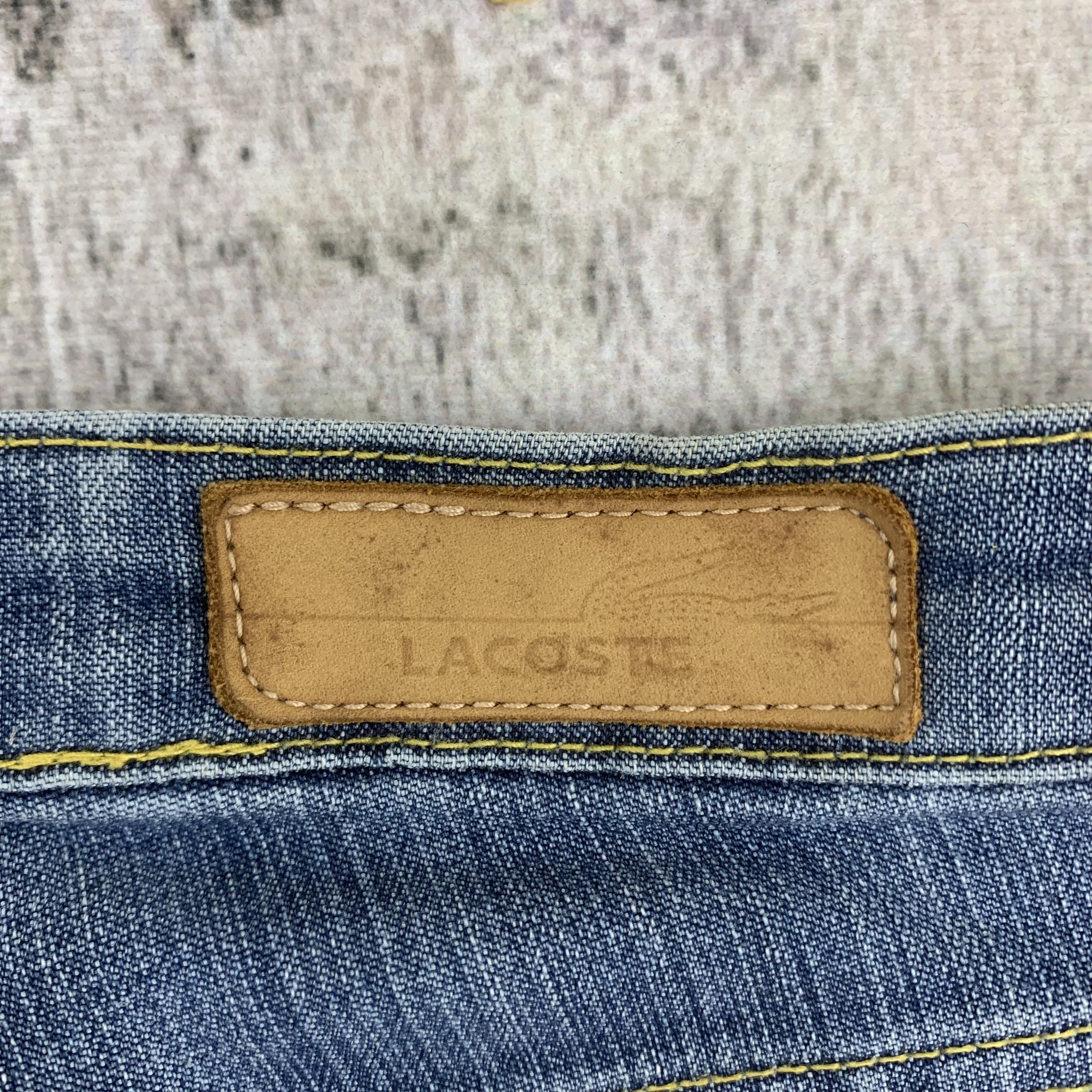 Lacoste Flared Jeans Lacoste Blue Denim Bootcut Style for Women Size 26" / US 2 / IT 38 - 7 Thumbnail