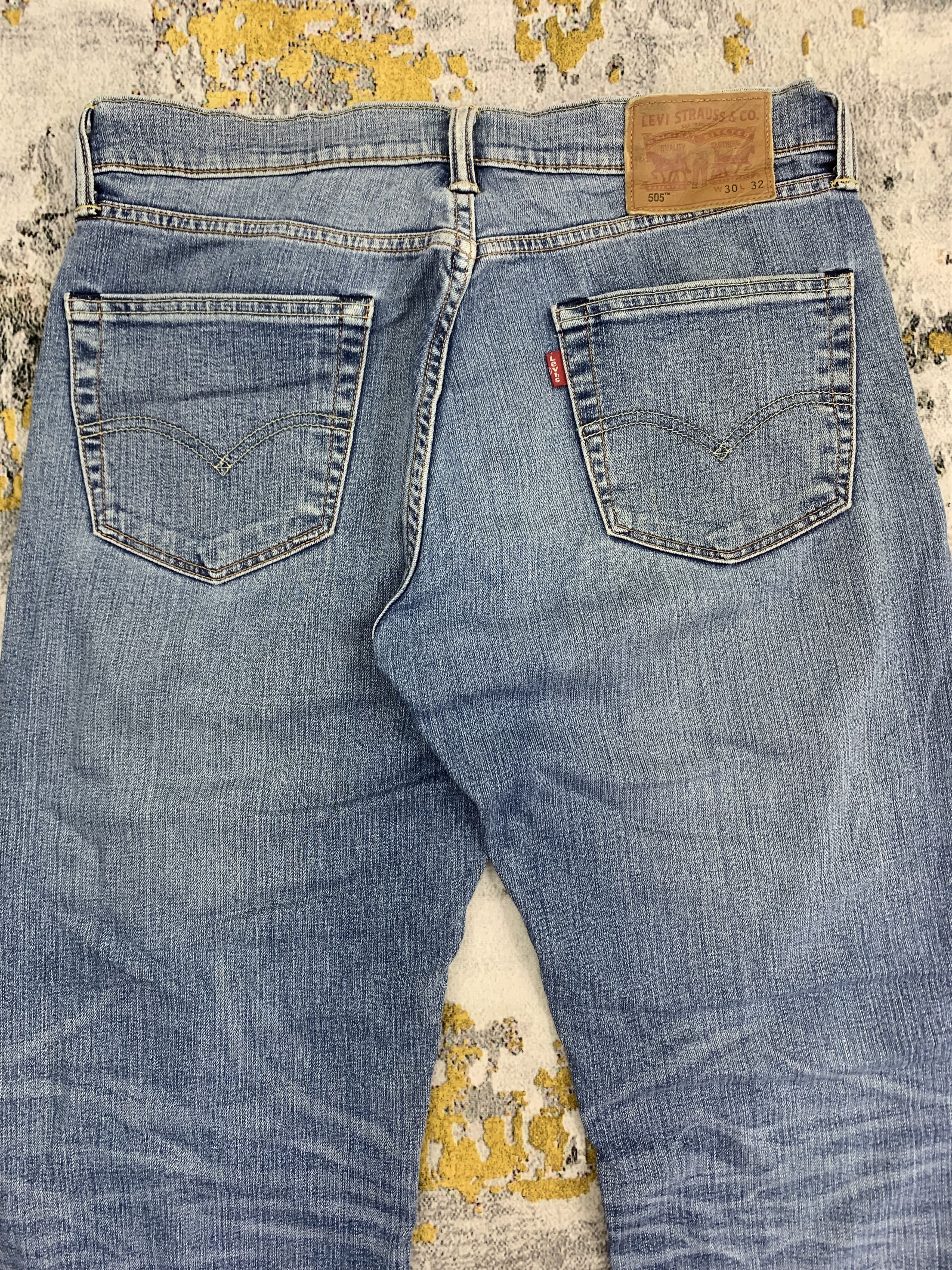 Levi's Faded Levi's Jeans 505 Blue Jeans Denim Size US 32 / EU 48 - 5 Thumbnail