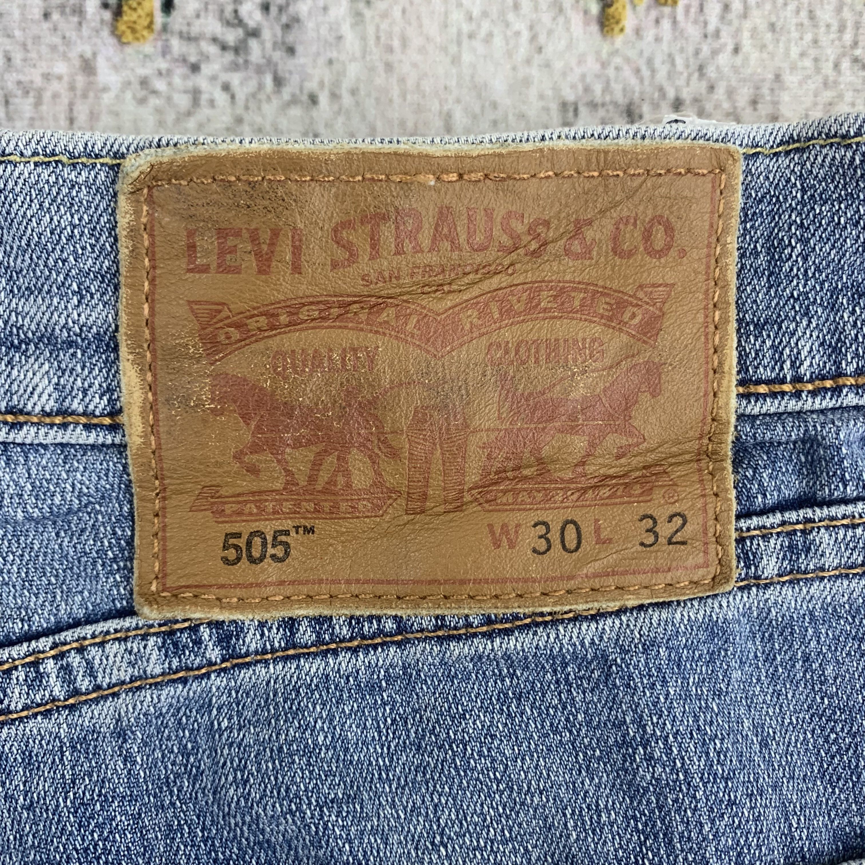 Levi's Faded Levi's Jeans 505 Blue Jeans Denim Size US 32 / EU 48 - 6 Thumbnail