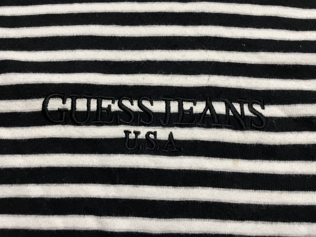 Guess Vintage Guess Jeans Striped Tshirt Small Size US M / EU 48-50 / 2 - 4 Thumbnail