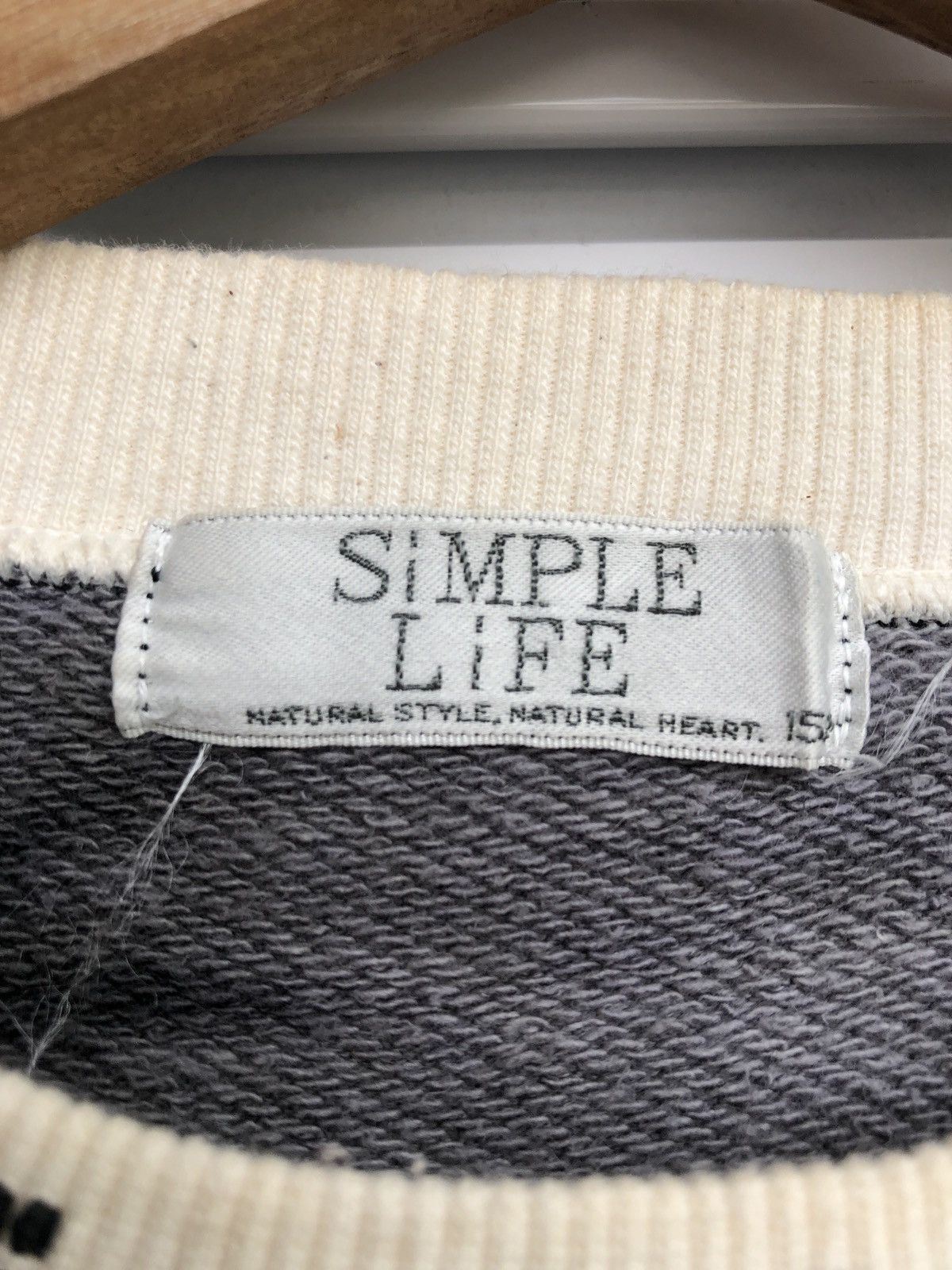Japanese Brand Vintage Simple Life Bleached Crewneck/ Travis Flacko Scott Size US S / EU 44-46 / 1 - 7 Thumbnail