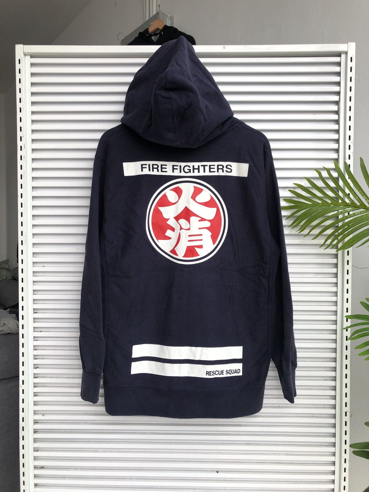 Japanese Brand × Vintage Vintage Fire Fighter Dept Hoodies / Travis Flacko Scott Size US XL / EU 56 / 4 - 2 Thumbnail