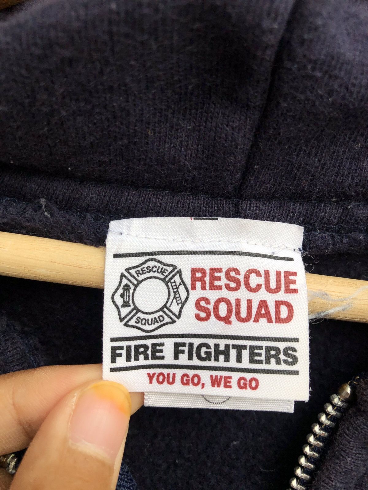 Japanese Brand × Vintage Vintage Fire Fighter Dept Hoodies / Travis Flacko Scott Size US XL / EU 56 / 4 - 7 Thumbnail
