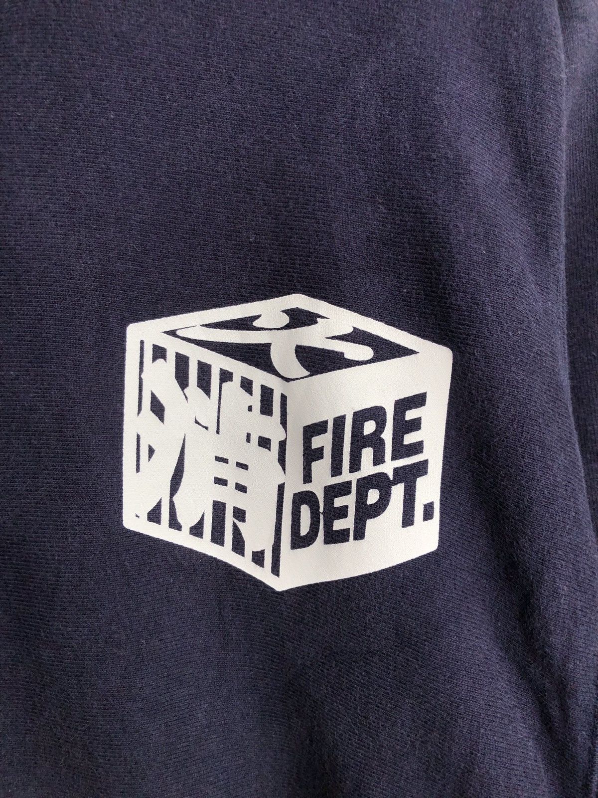 Japanese Brand × Vintage Vintage Fire Fighter Dept Hoodies / Travis Flacko Scott Size US XL / EU 56 / 4 - 3 Thumbnail