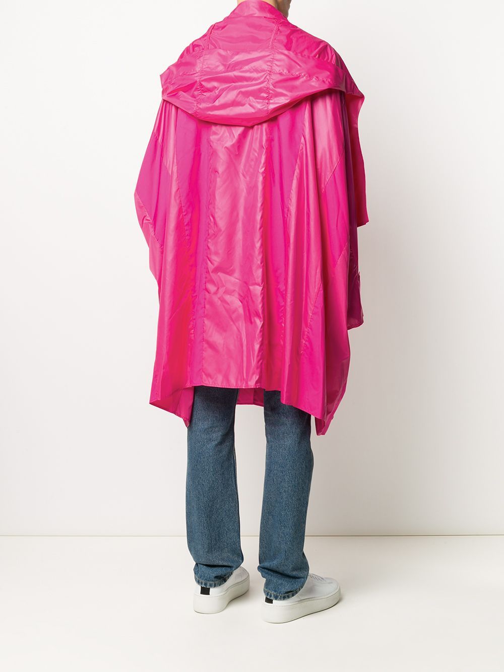 Ambush Pink Oversized Poncho Coat