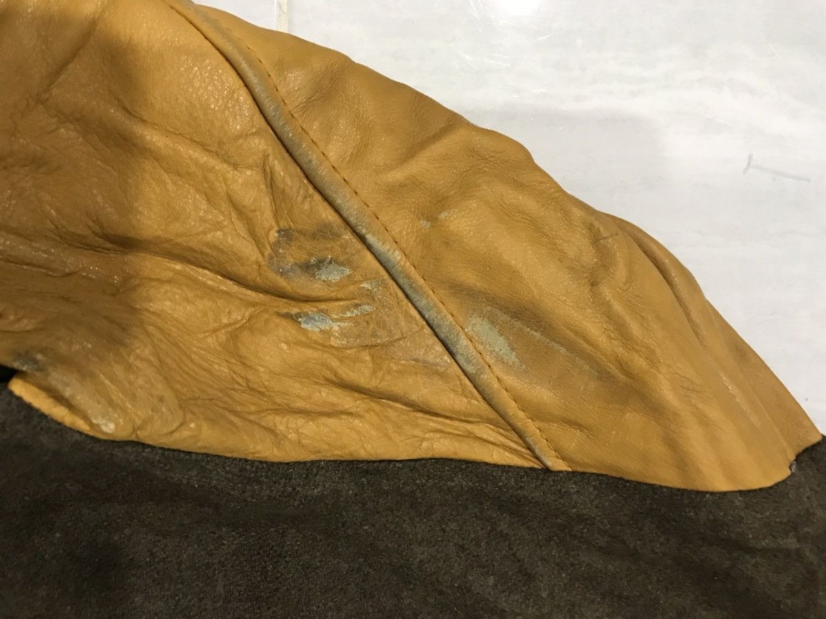 Macbeth × Vintage Vintage Mac Beth Streetwear Leather Sleeve Varsity Jacket Size US L / EU 52-54 / 3 - 12 Thumbnail