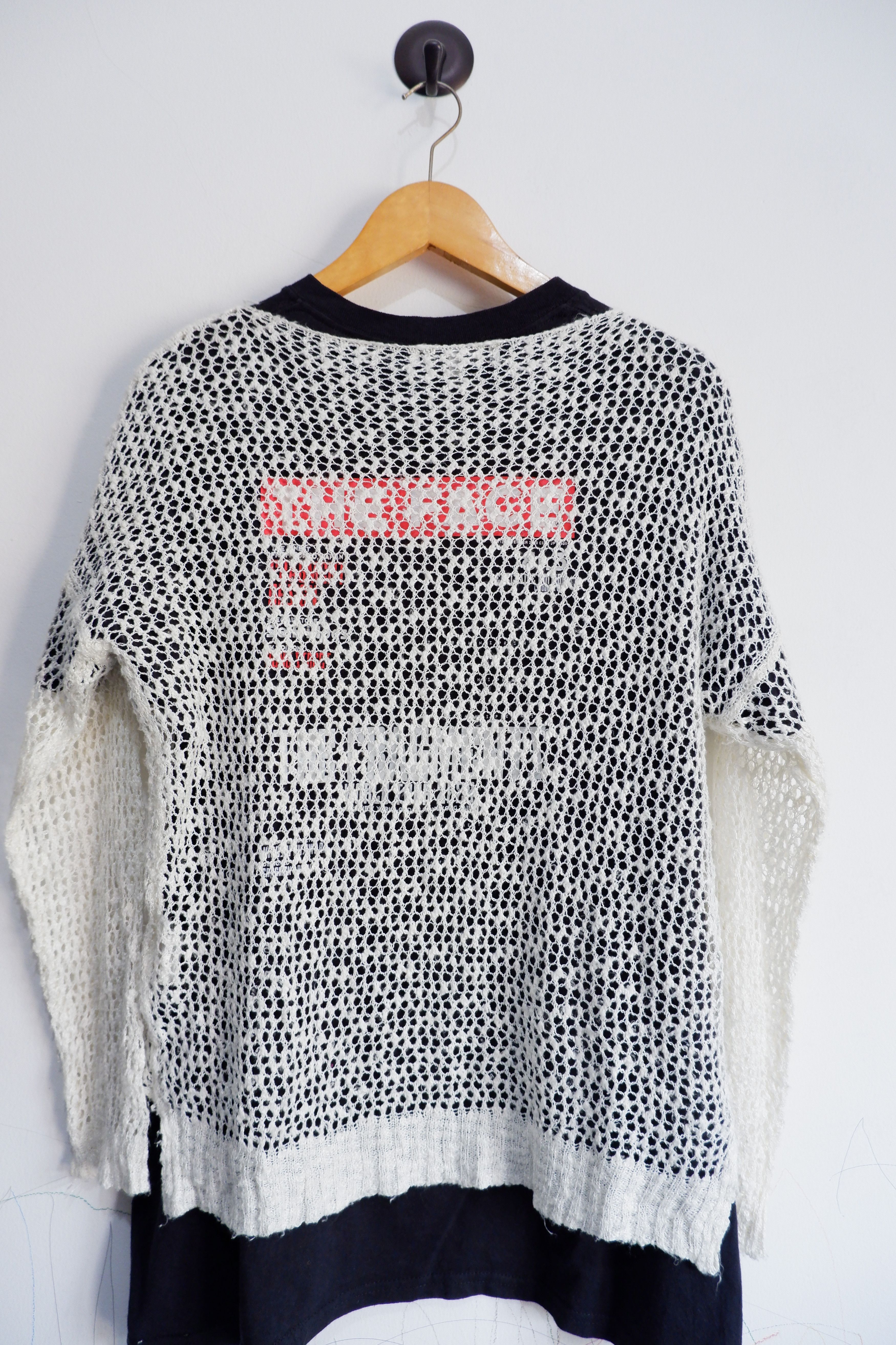 Beauty Beast Vintage Japan Seditionaries Skull Mesh Sweaters Size US M / EU 48-50 / 2 - 2 Thumbnail