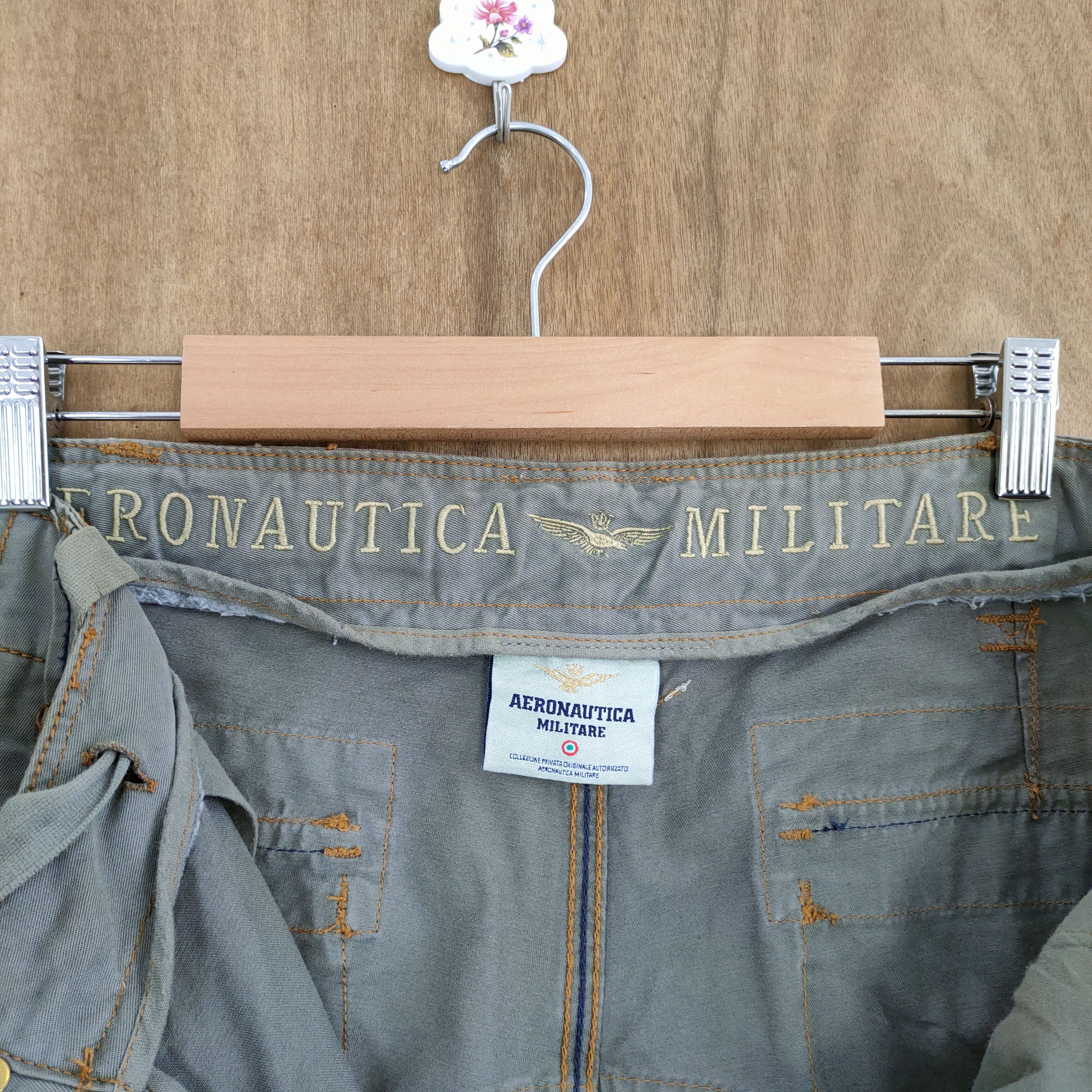 Aeronautica Militare MILITARY FADED STAIN BAGGY CARGO PANTS #1 Size US 36 / EU 52 - 17 Thumbnail