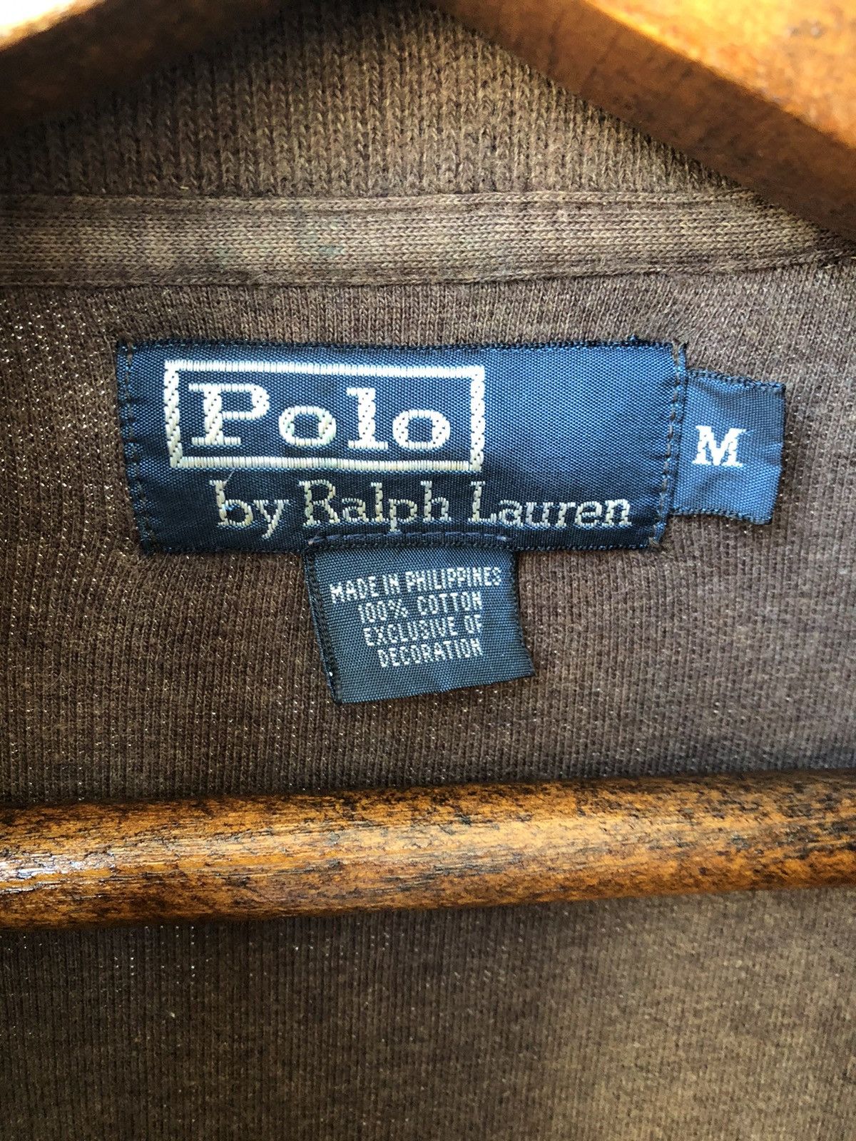 Ralph Lauren Vintage Brown Ralph Lauren 1/4 Zip - M Size US M / EU 48-50 / 2 - 6 Thumbnail