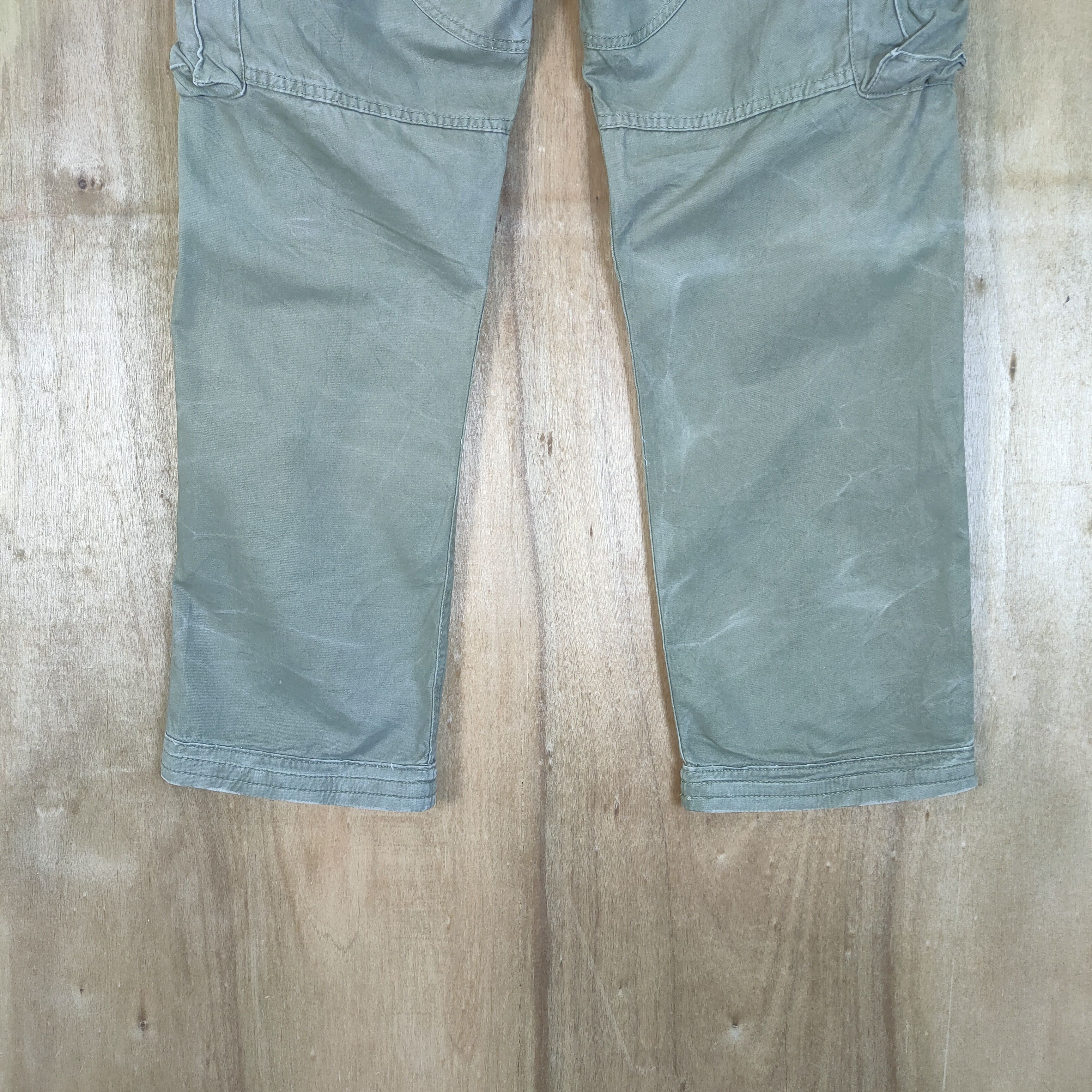 Japanese Brand × Vintage #1 VINTAGE UNITED LABEL FADED CARGO PANTS Size US 38 / EU 54 - 10 Thumbnail