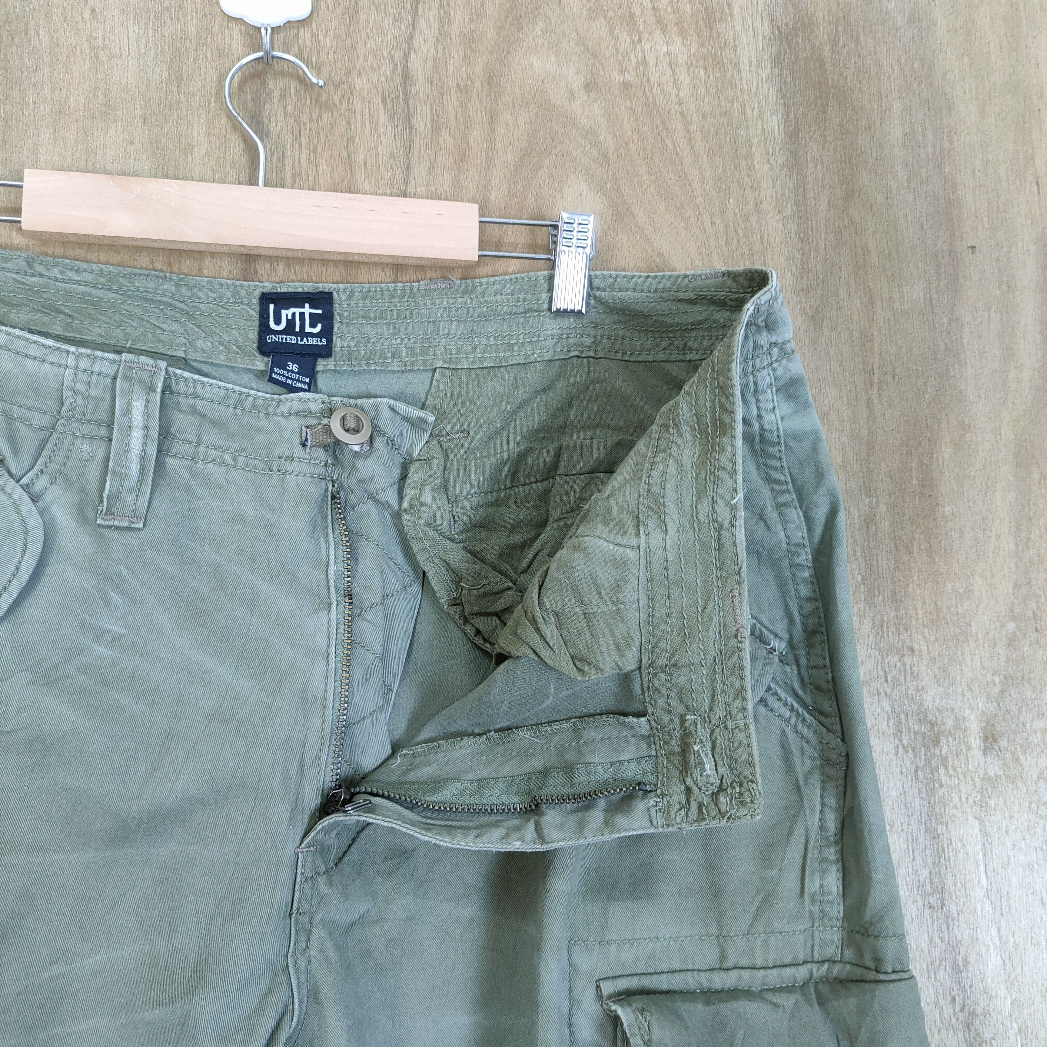 Japanese Brand × Vintage #1 VINTAGE UNITED LABEL FADED CARGO PANTS Size US 38 / EU 54 - 11 Thumbnail