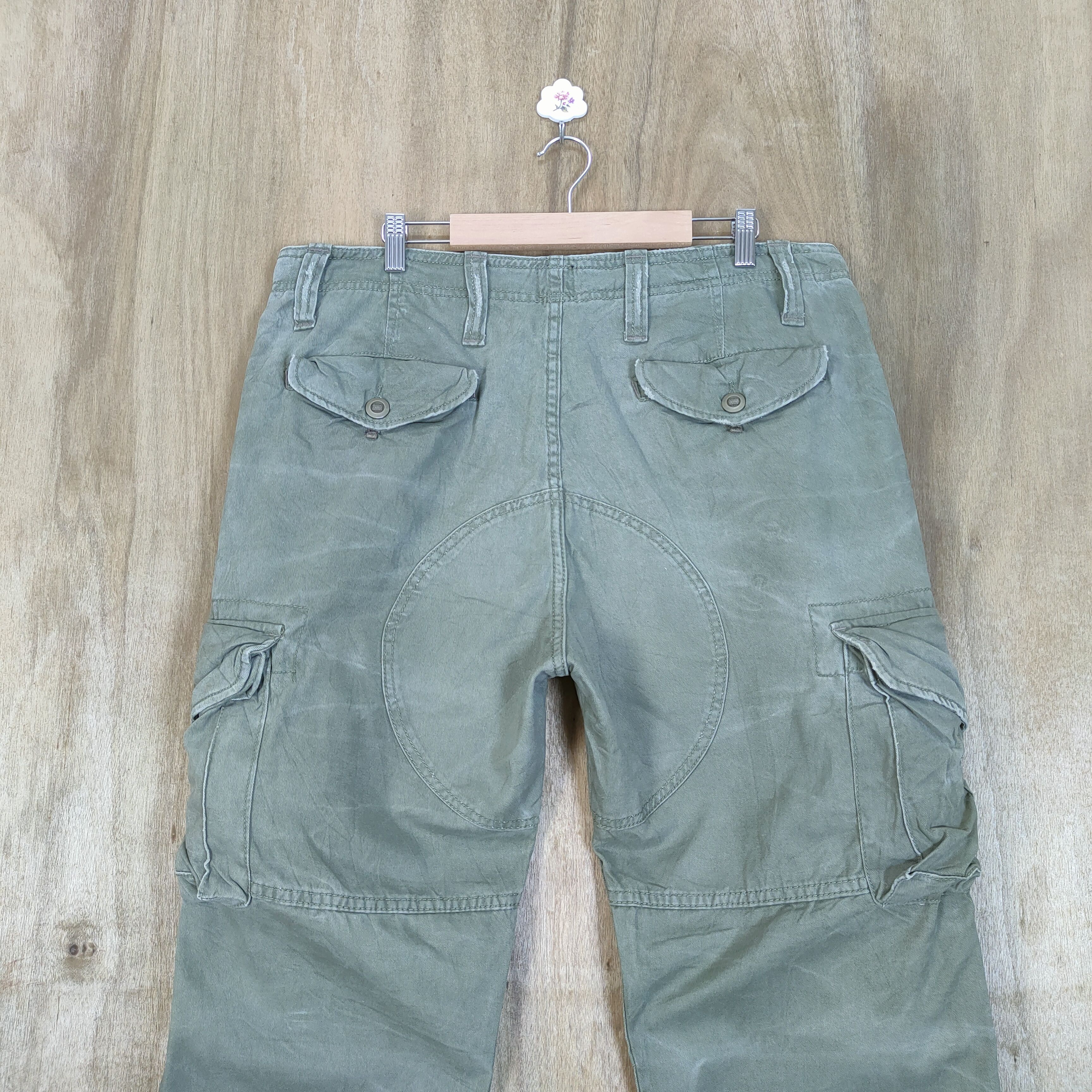 Japanese Brand × Vintage #1 VINTAGE UNITED LABEL FADED CARGO PANTS Size US 38 / EU 54 - 9 Thumbnail