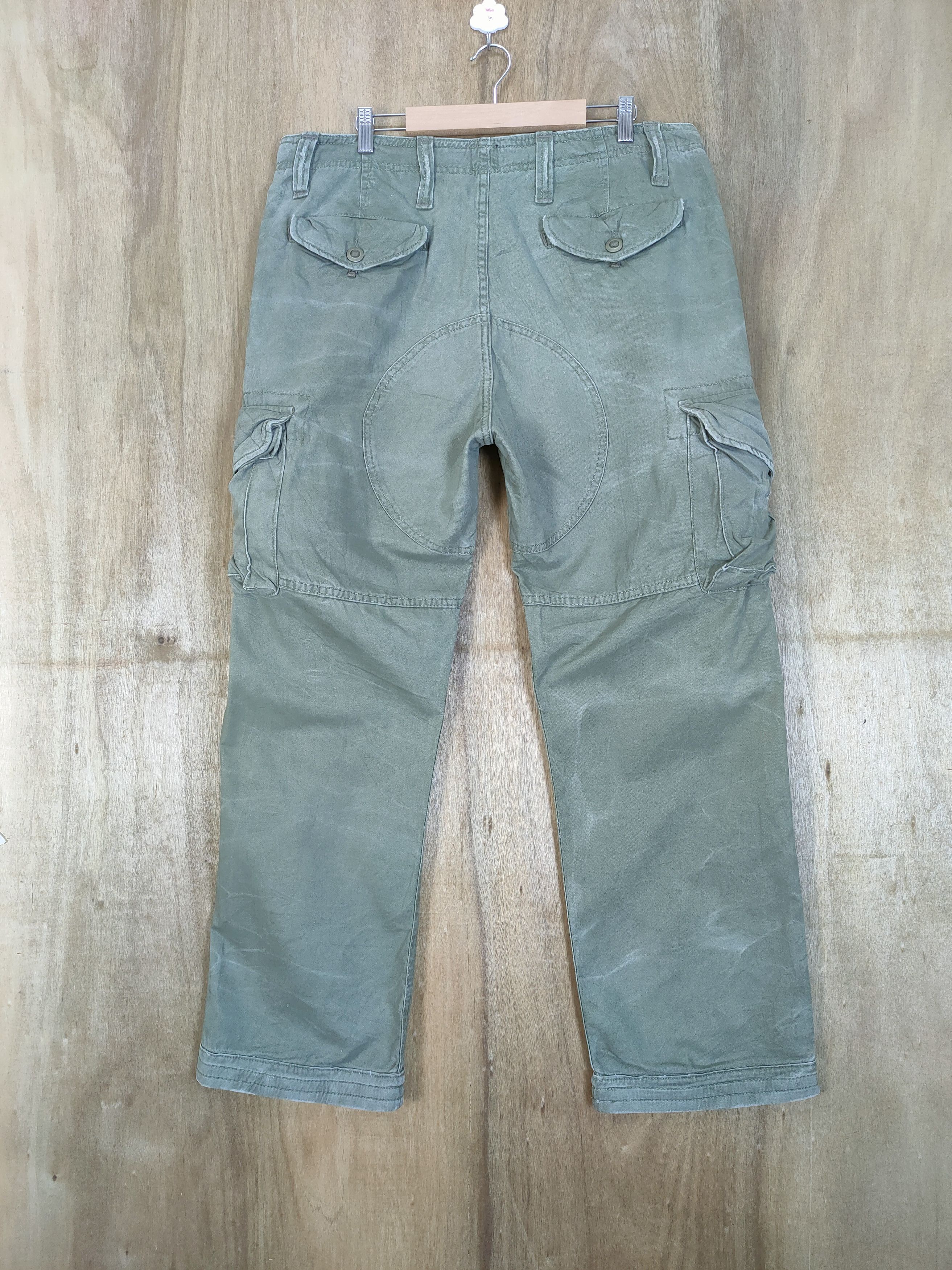 Japanese Brand × Vintage #1 VINTAGE UNITED LABEL FADED CARGO PANTS Size US 38 / EU 54 - 8 Thumbnail