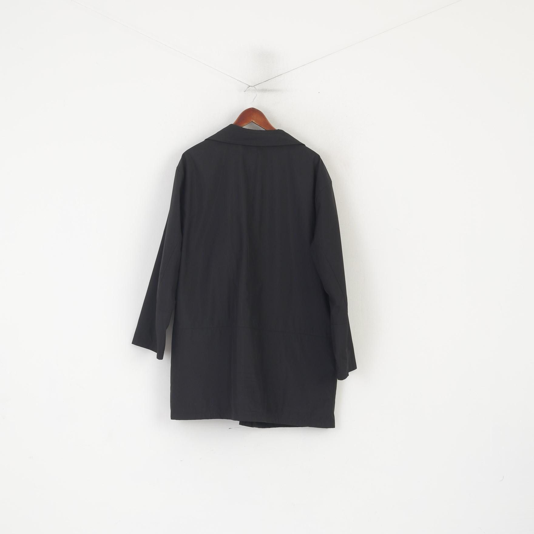 Pierre Cardin Pierre Cardin Men 56 XL Jacket Long Black Lightweight 5679 Size US XL / EU 56 / 4 - 9 Thumbnail