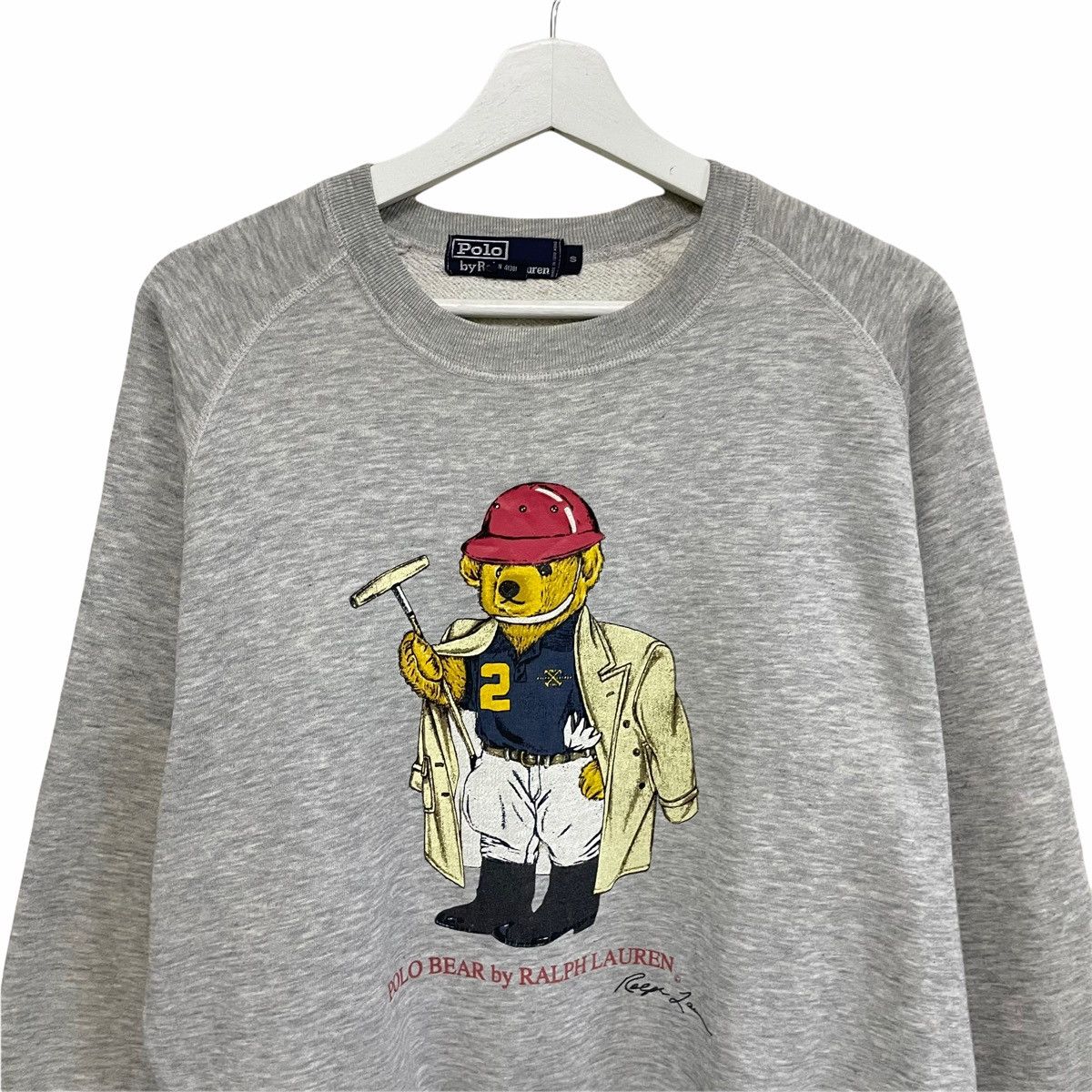 Polo Ralph Lauren × Vintage 💥90s Polo Bear Ralph Lauren Crewneck Sweatshirt Size US S / EU 44-46 / 1 - 3 Thumbnail