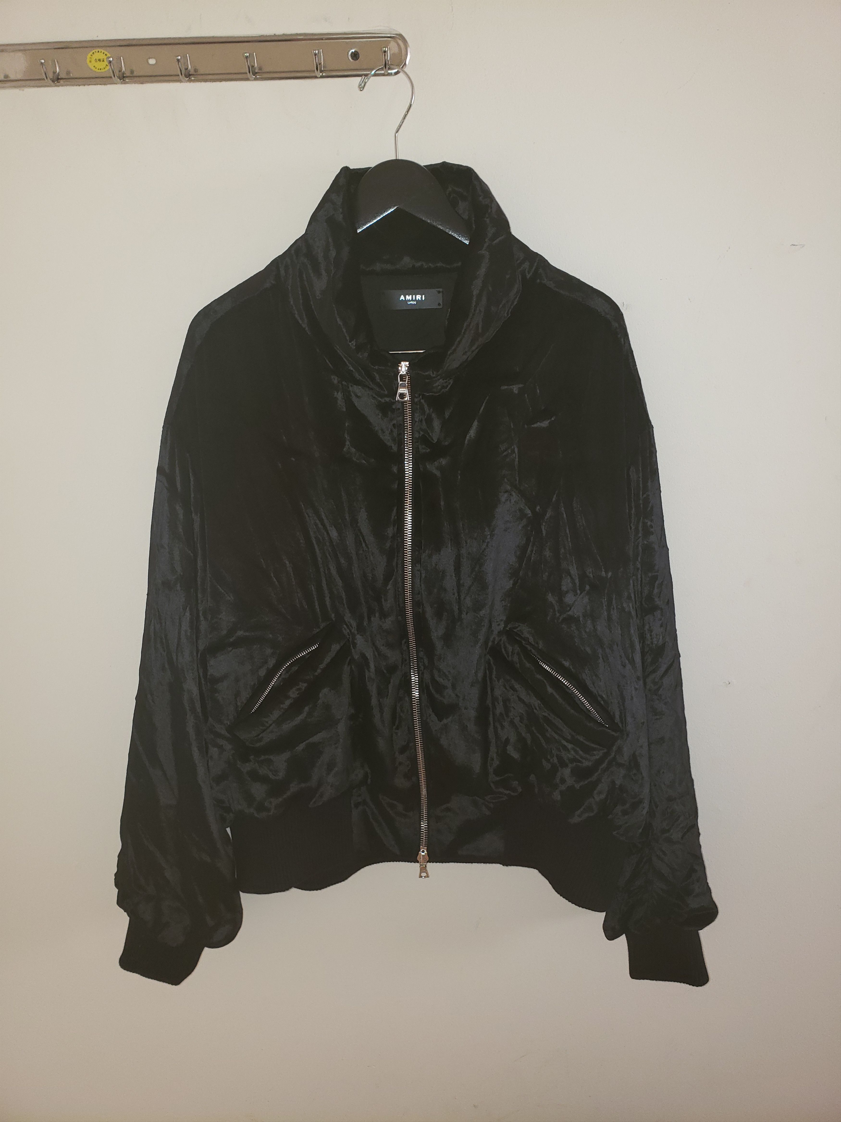 Amiri Velvet Puffer Bomber Jacket Size US L / EU 52-54 / 3 - 1 Thumbnail