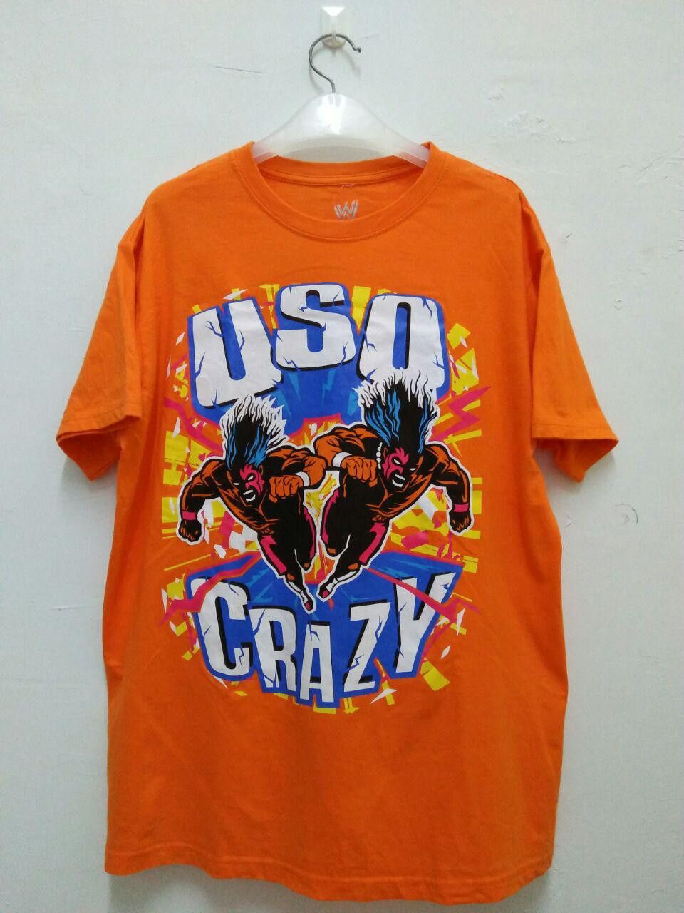 WWE × WWF 💥💥WWE WWF 2014 USO CRAZY Size US L / EU 52-54 / 3 - 1 Thumbnail