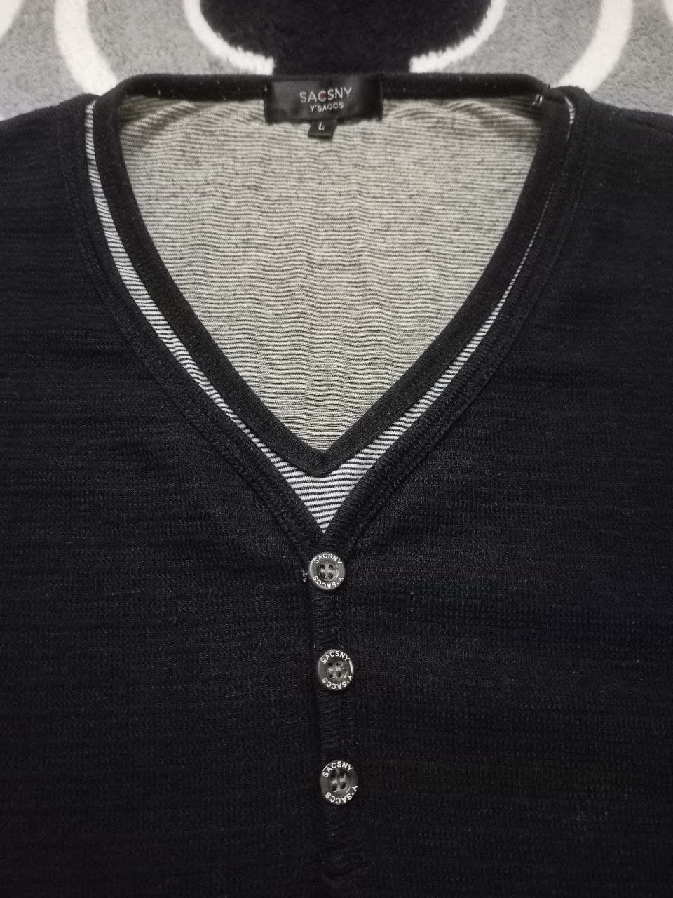 Yohji Yamamoto SACSNY Y'SACCS YOHJI YAMAMOTO SHIRT siZE L Size US L / EU 52-54 / 3 - 3 Thumbnail