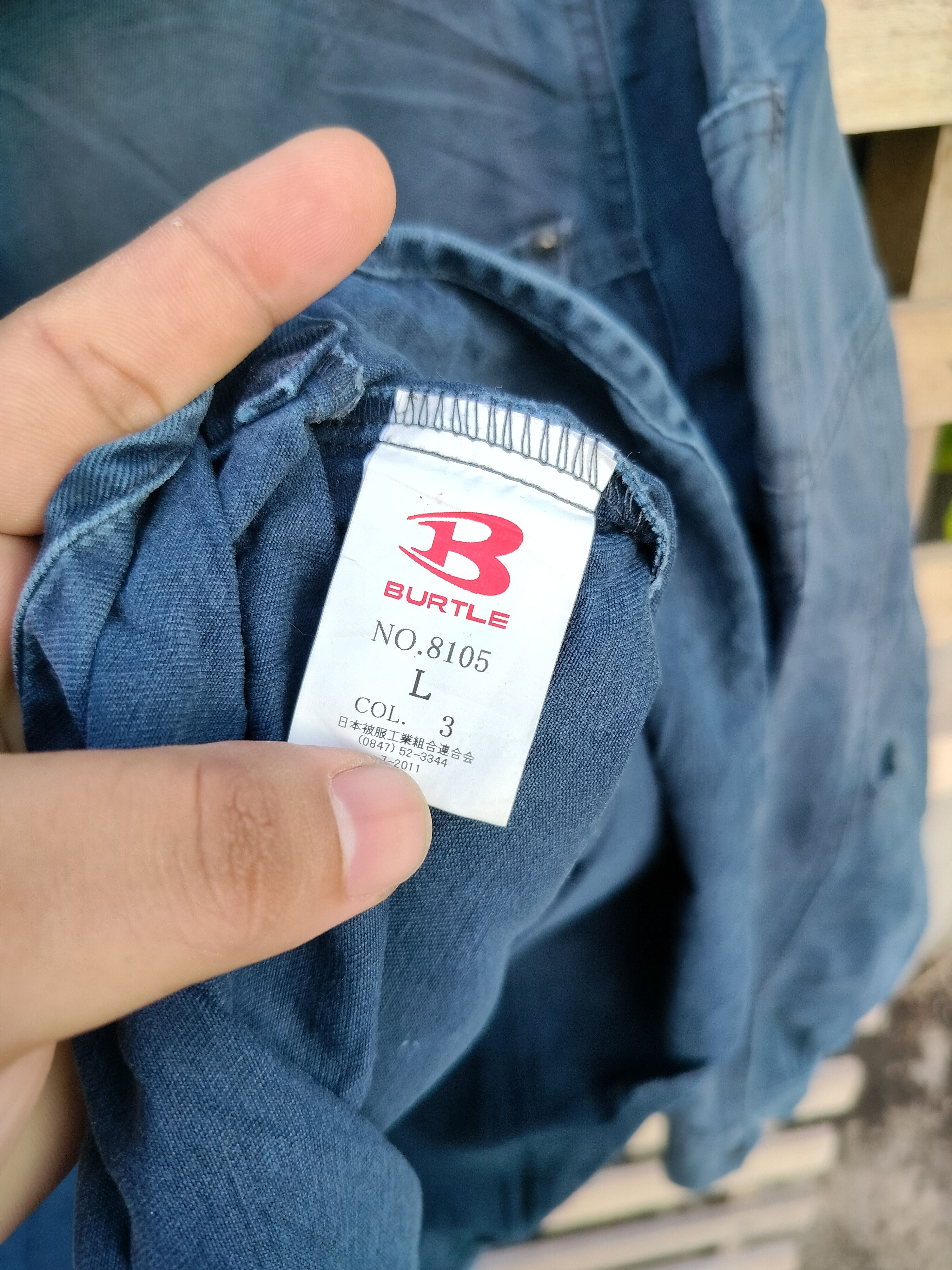 Japanese Brand DISTRESSED BURTLE WORKER JACKET Size US L / EU 52-54 / 3 - 6 Thumbnail