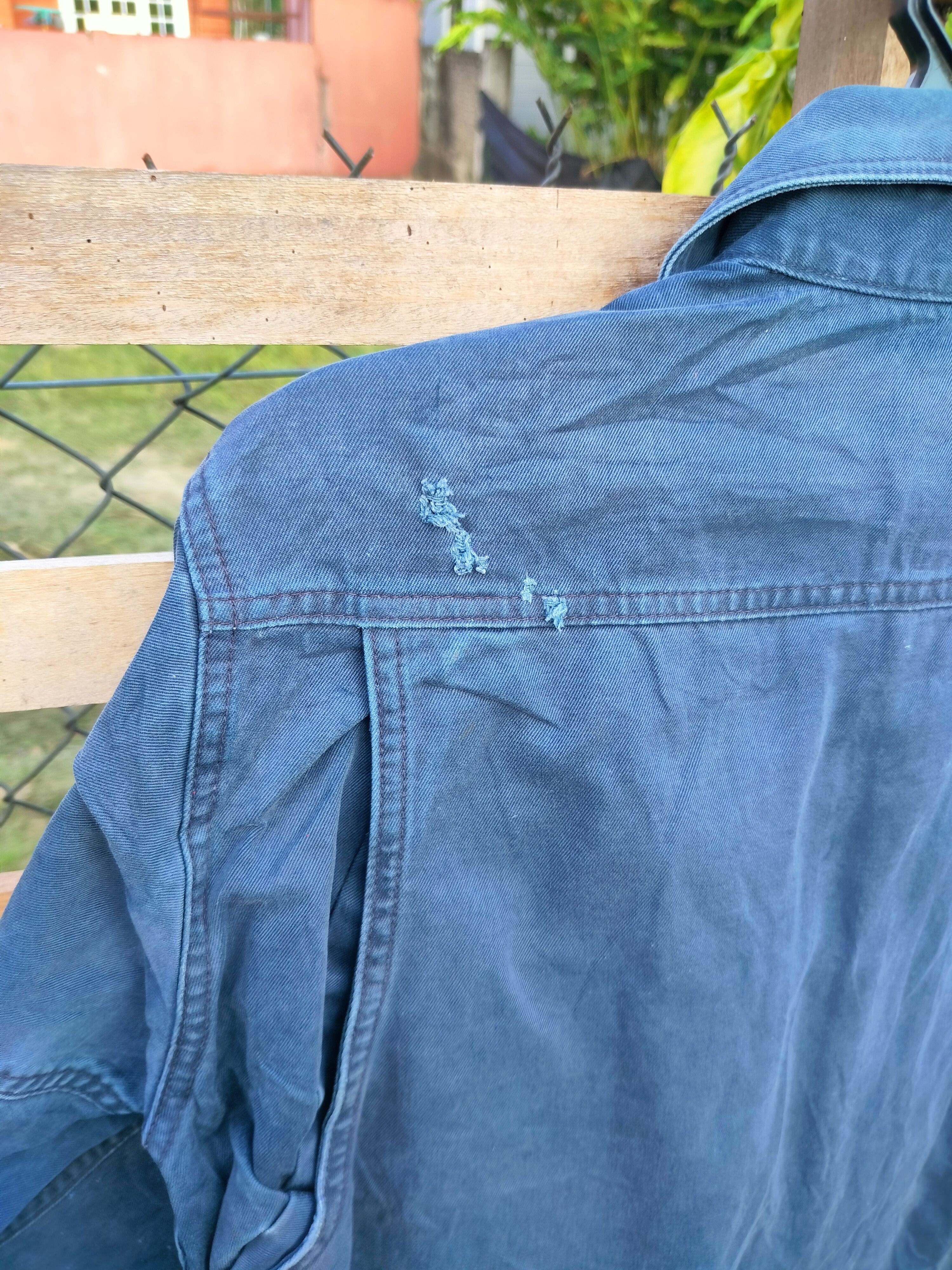Japanese Brand DISTRESSED BURTLE WORKER JACKET Size US L / EU 52-54 / 3 - 8 Thumbnail