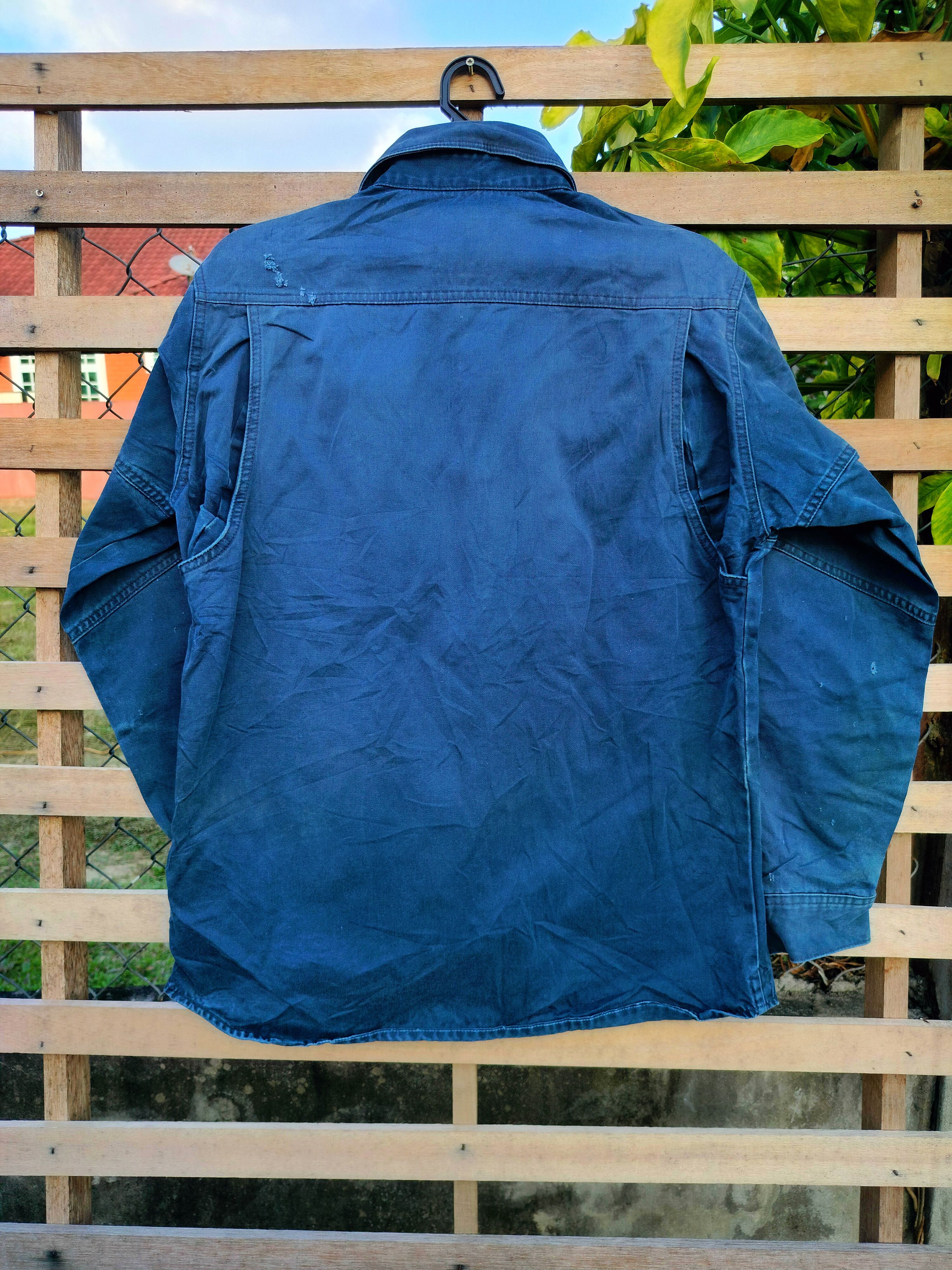 Japanese Brand DISTRESSED BURTLE WORKER JACKET Size US L / EU 52-54 / 3 - 9 Thumbnail