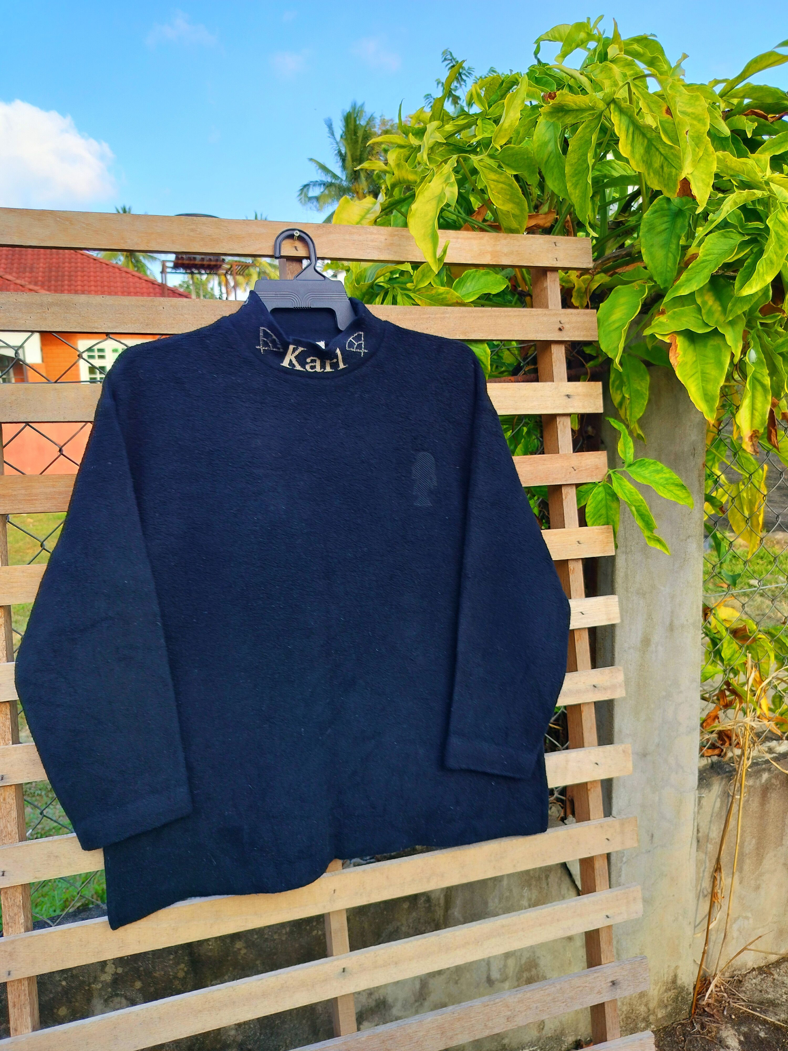 Karl Lagerfeld KARL LAGERFELD WOOL TURTLENECK SWEATSHIRT Size US L / EU 52-54 / 3 - 2 Thumbnail