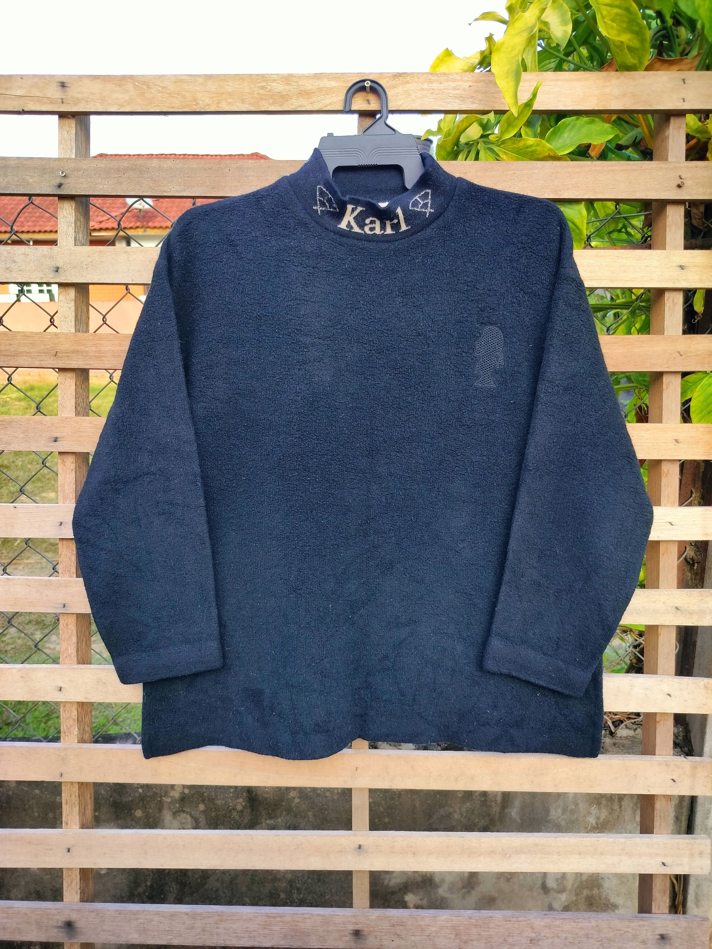 Karl Lagerfeld KARL LAGERFELD WOOL TURTLENECK SWEATSHIRT Size US L / EU 52-54 / 3 - 1 Thumbnail