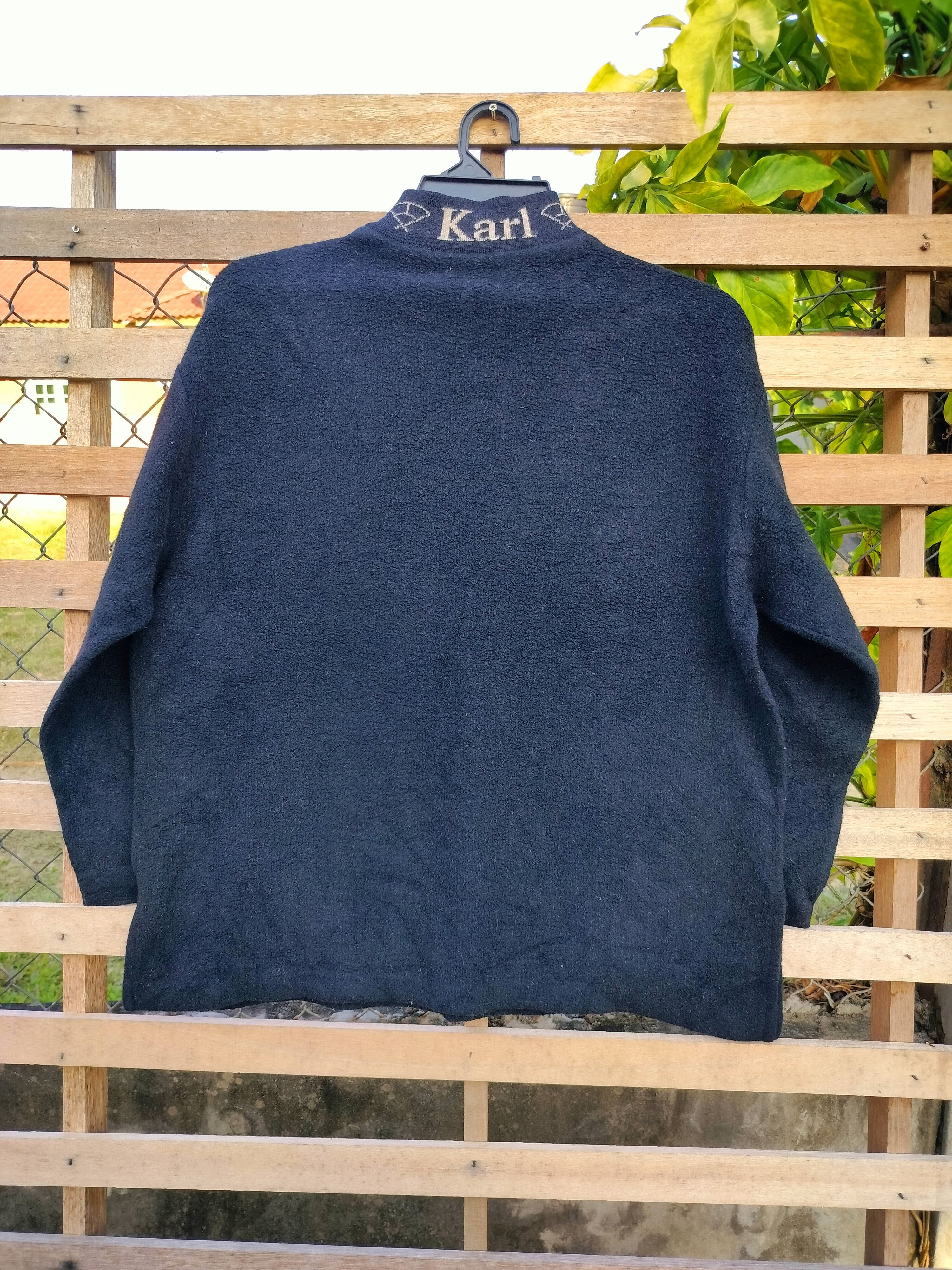 Karl Lagerfeld KARL LAGERFELD WOOL TURTLENECK SWEATSHIRT Size US L / EU 52-54 / 3 - 6 Thumbnail