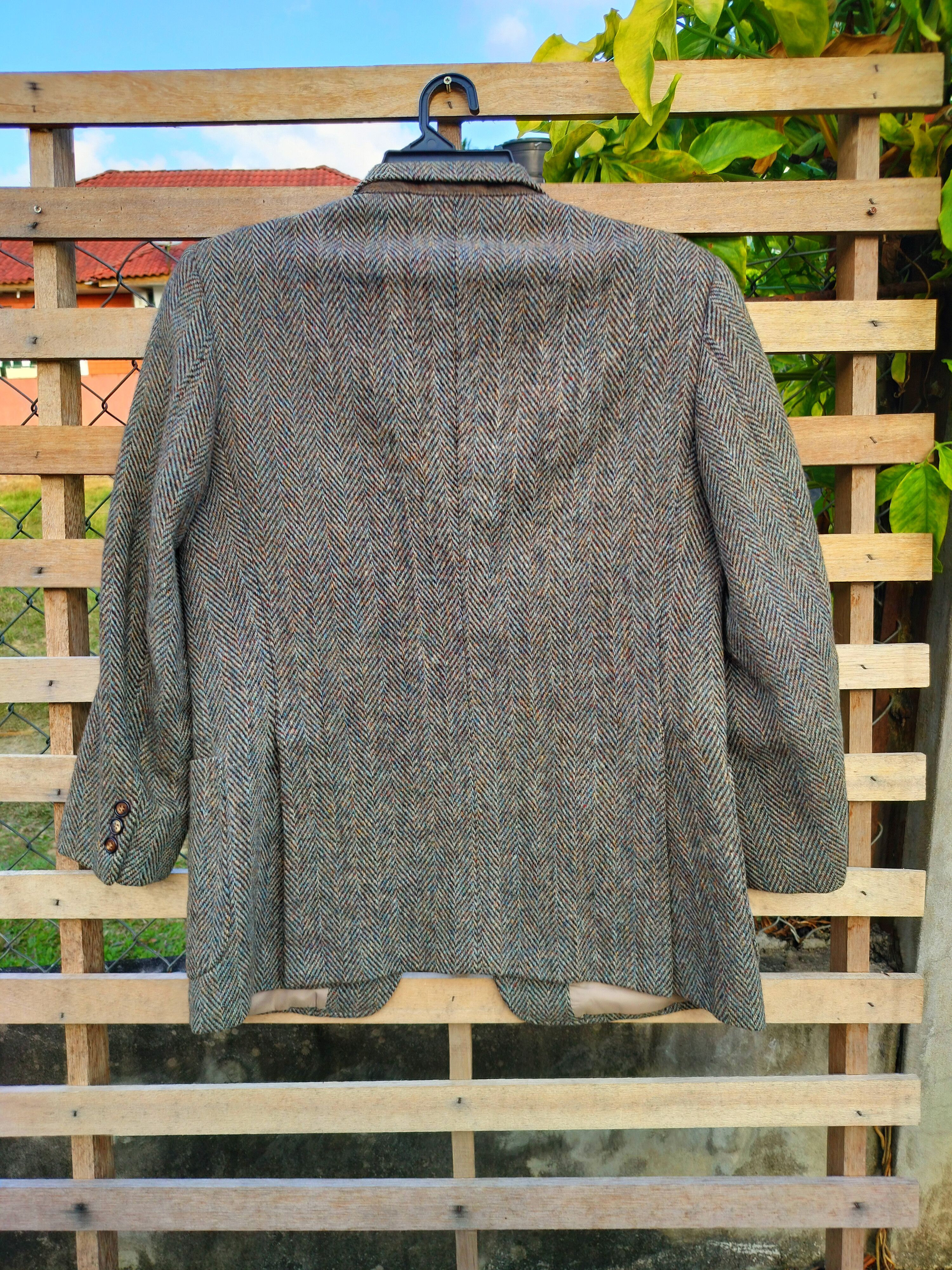 Hardy Amies HARDY AMIES X HARRIS TWEED WOOL JACKET Size US M / EU 48-50 / 2 - 9 Thumbnail