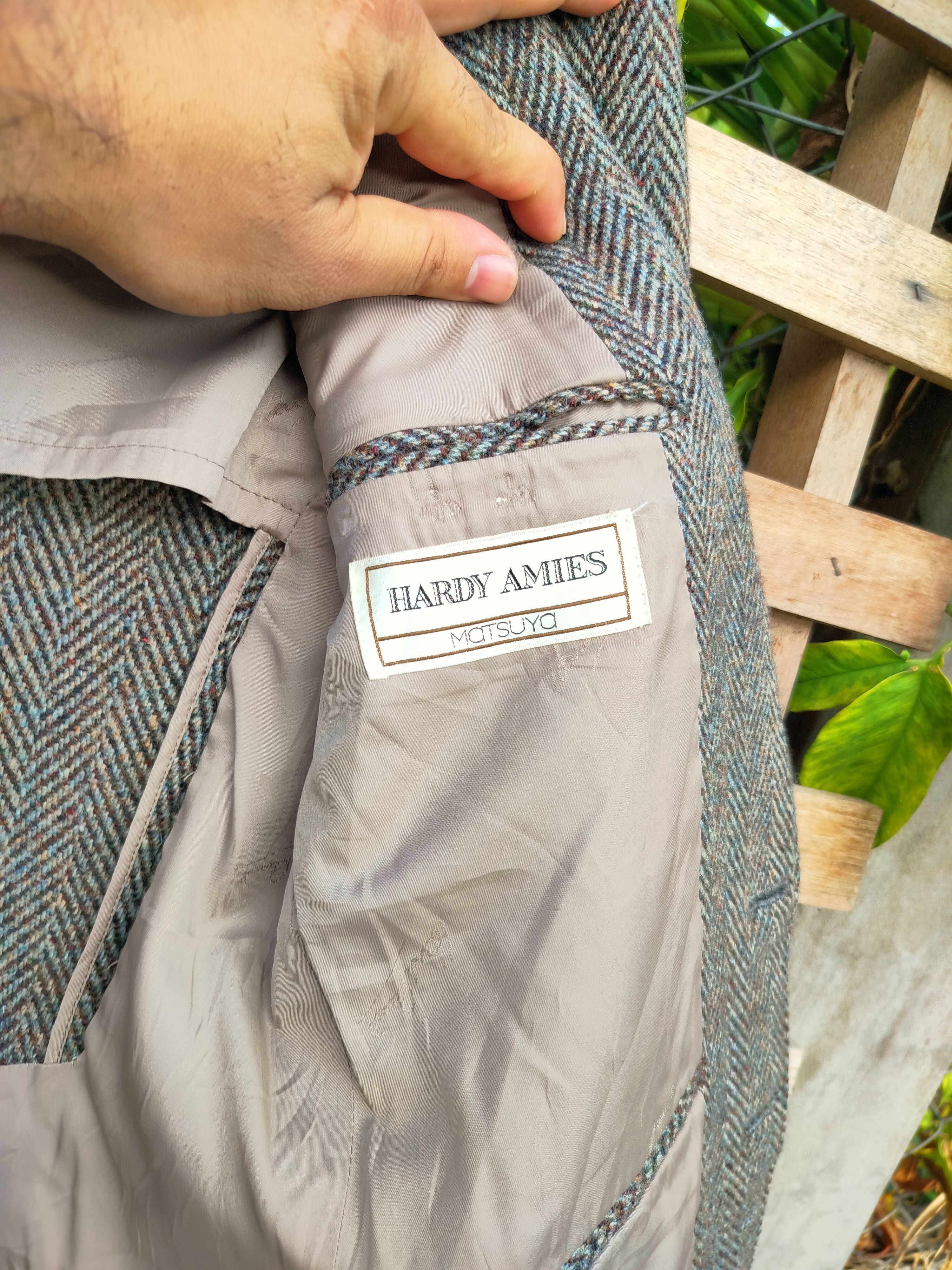 Hardy Amies HARDY AMIES X HARRIS TWEED WOOL JACKET Size US M / EU 48-50 / 2 - 6 Thumbnail