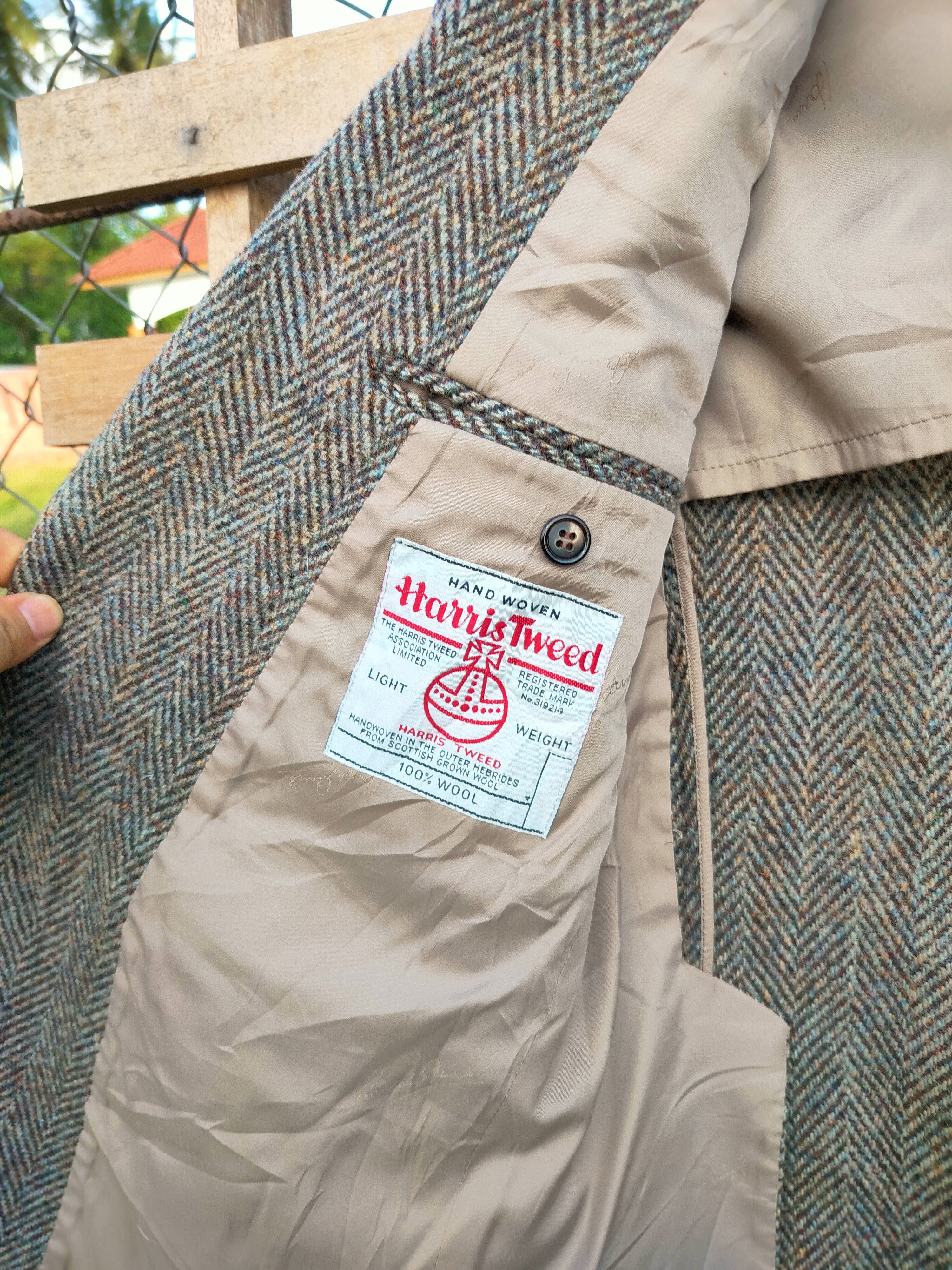 Hardy Amies HARDY AMIES X HARRIS TWEED WOOL JACKET Size US M / EU 48-50 / 2 - 5 Thumbnail