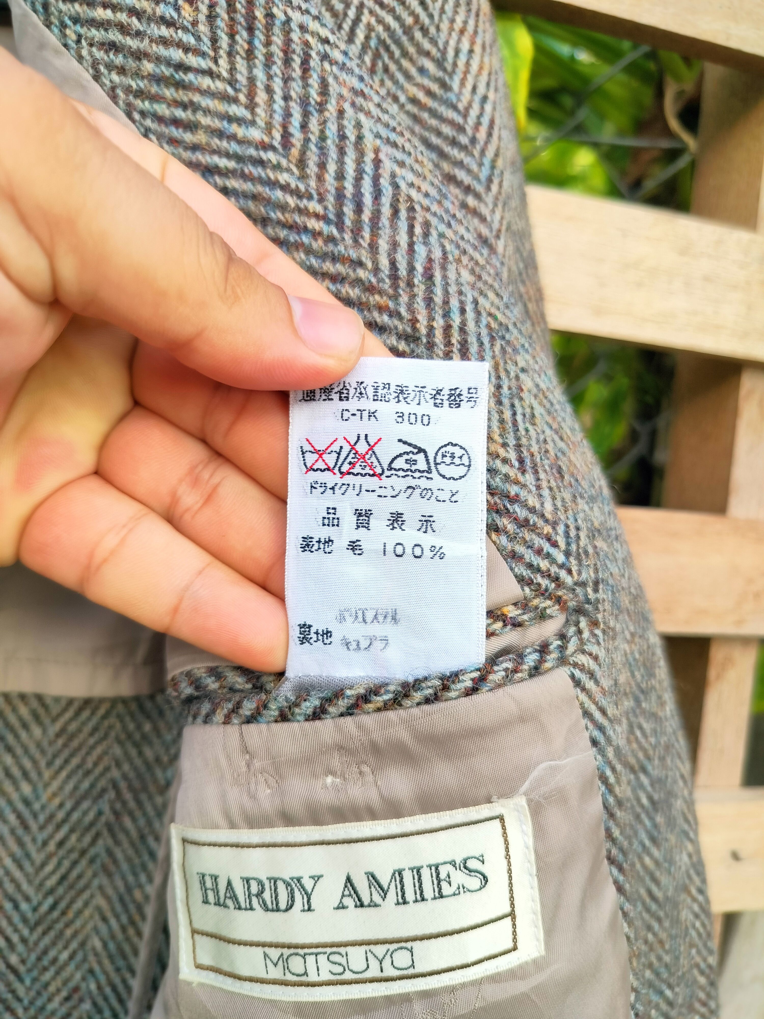 Hardy Amies HARDY AMIES X HARRIS TWEED WOOL JACKET Size US M / EU 48-50 / 2 - 7 Thumbnail