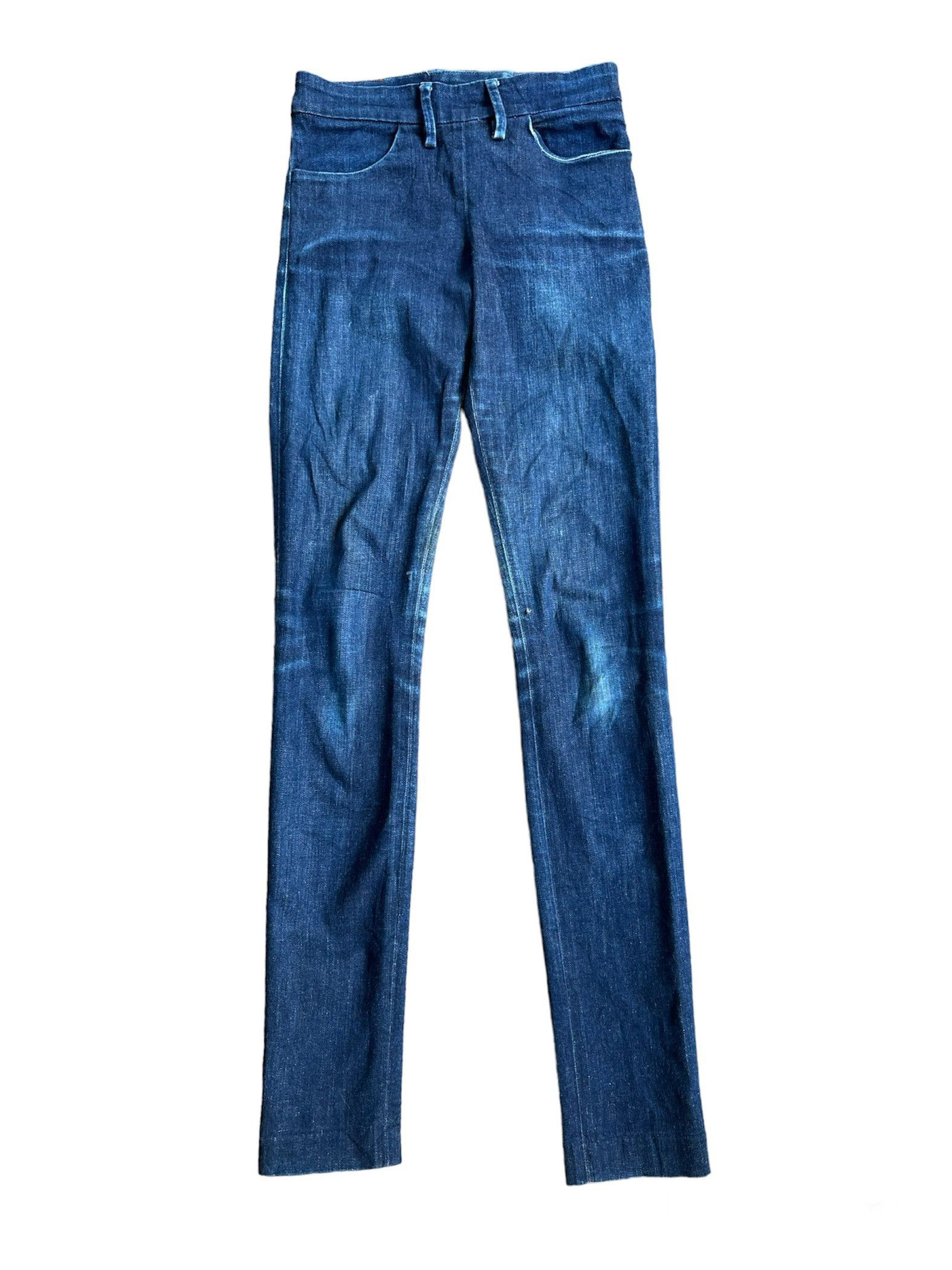 ACNE STUDIOS SKIN RINSE HIGH BLUE SKINNY