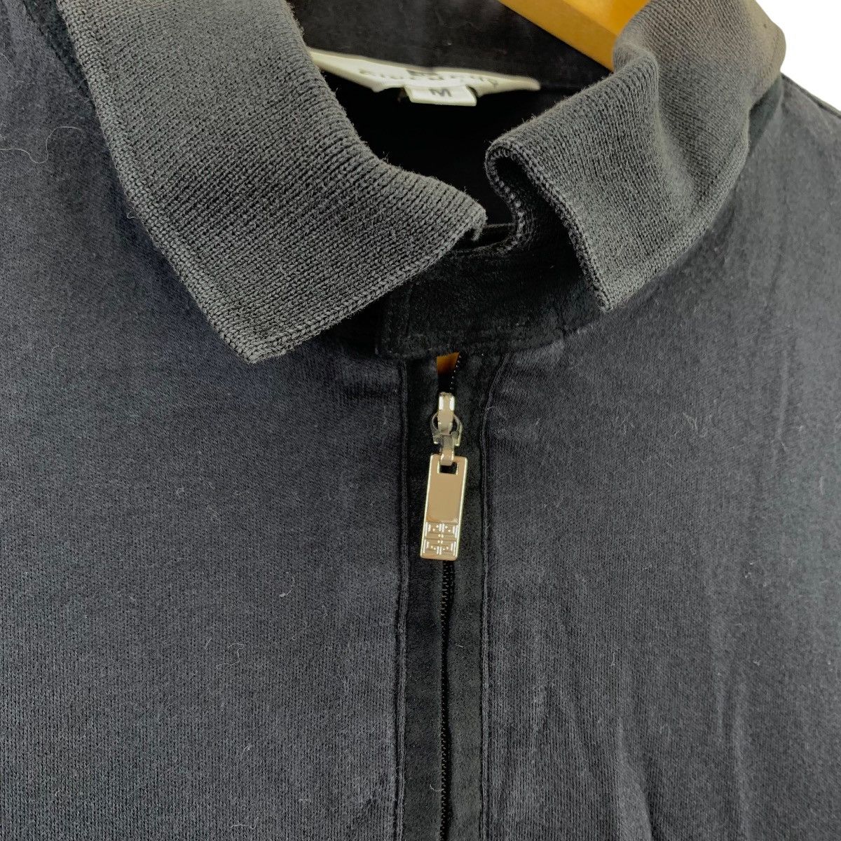 Givenchy GIVENCHY French Designer Golf Half Zipper Fleece Black Size US M / EU 48-50 / 2 - 5 Thumbnail