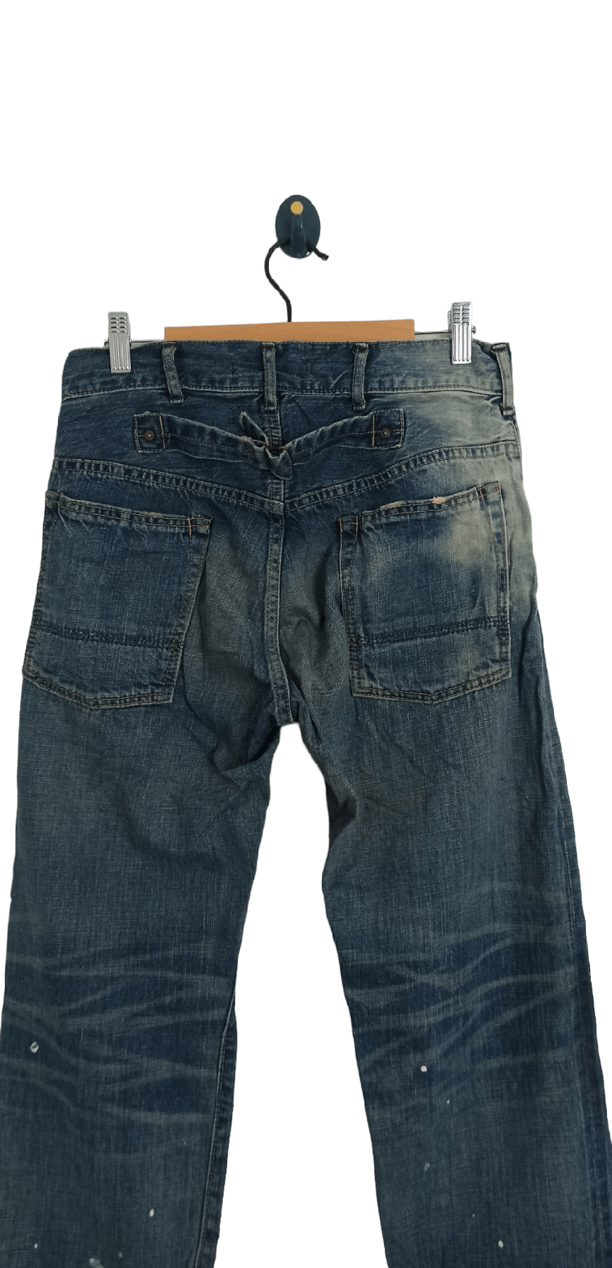 Johnbull John Bull Distressed Splatter Paint Selvedge Denim Size US 29 - 9 Thumbnail