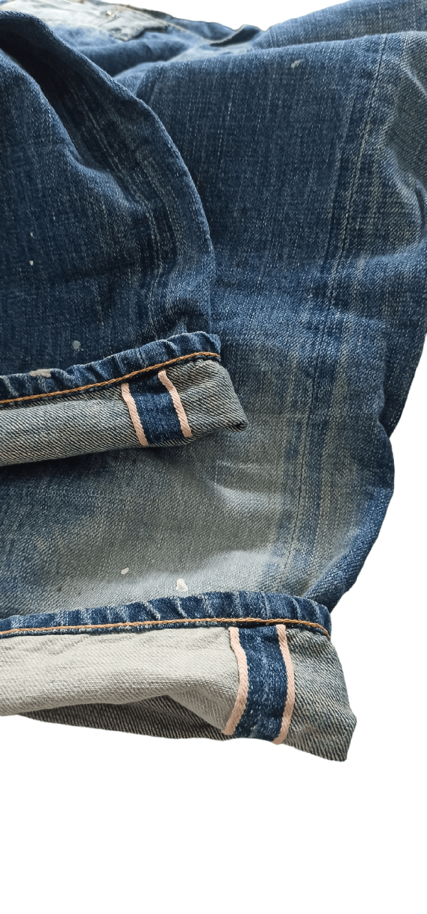 Johnbull John Bull Distressed Splatter Paint Selvedge Denim Size US 29 - 14 Thumbnail