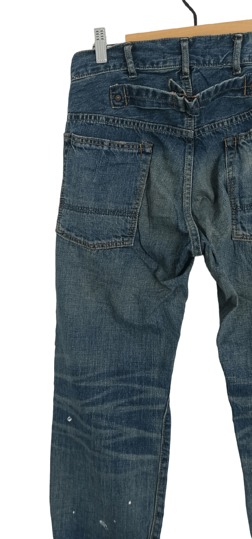 Johnbull John Bull Distressed Splatter Paint Selvedge Denim Size US 29 - 12 Thumbnail