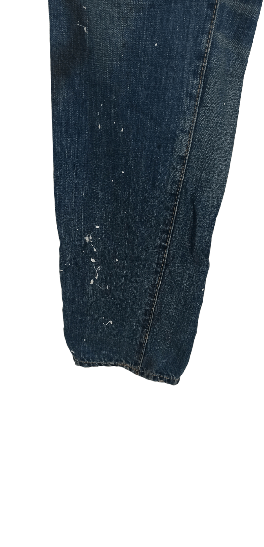 Johnbull John Bull Distressed Splatter Paint Selvedge Denim Size US 29 - 7 Thumbnail