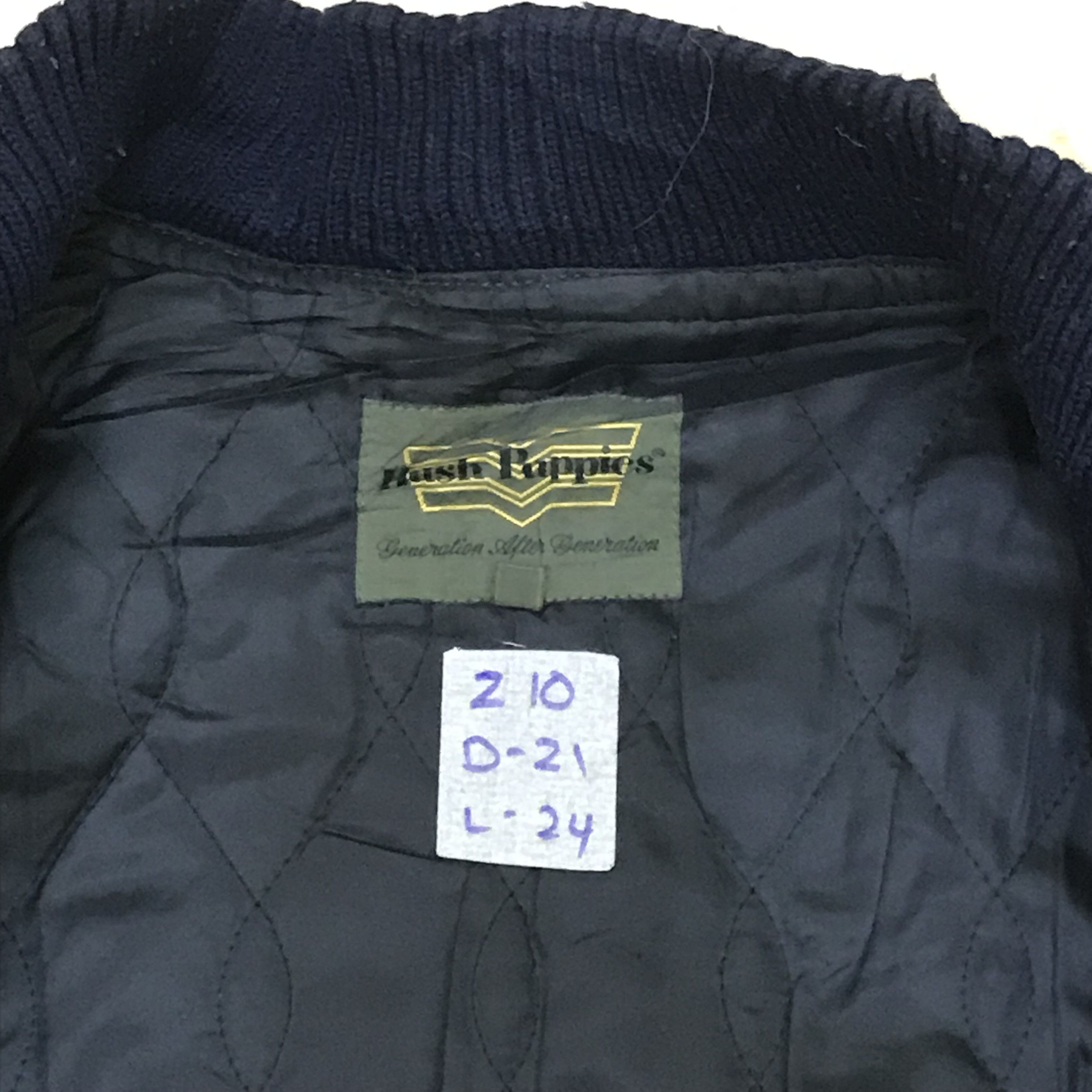 Hush Puppies Z10 NEED GONE! VTG STYLISH MEMBER CLUB 1984 VARSITY JACKET Size US M / EU 48-50 / 2 - 5 Thumbnail
