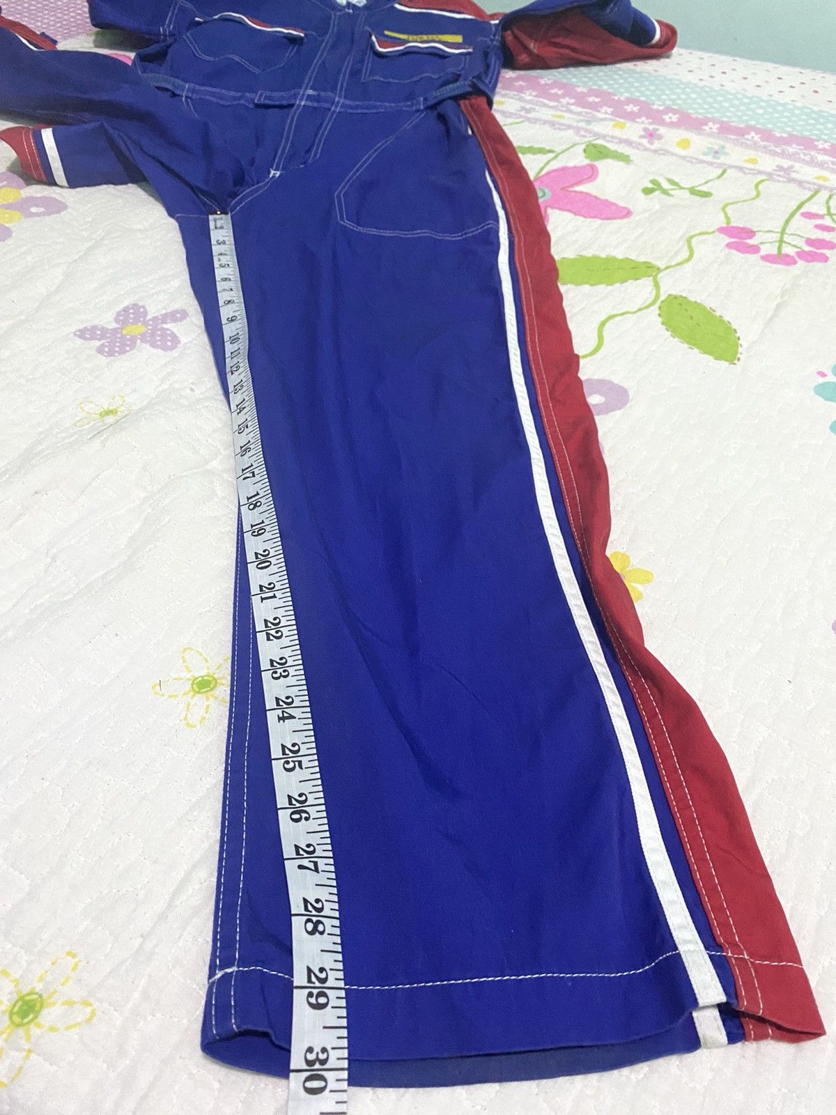 Japanese Brand × Vintage VTG DISTRESSED TOYOTA TECNO TOYOPET RARE ROYAL BLUE COVERALL Size US 36 / EU 52 - 17 Thumbnail