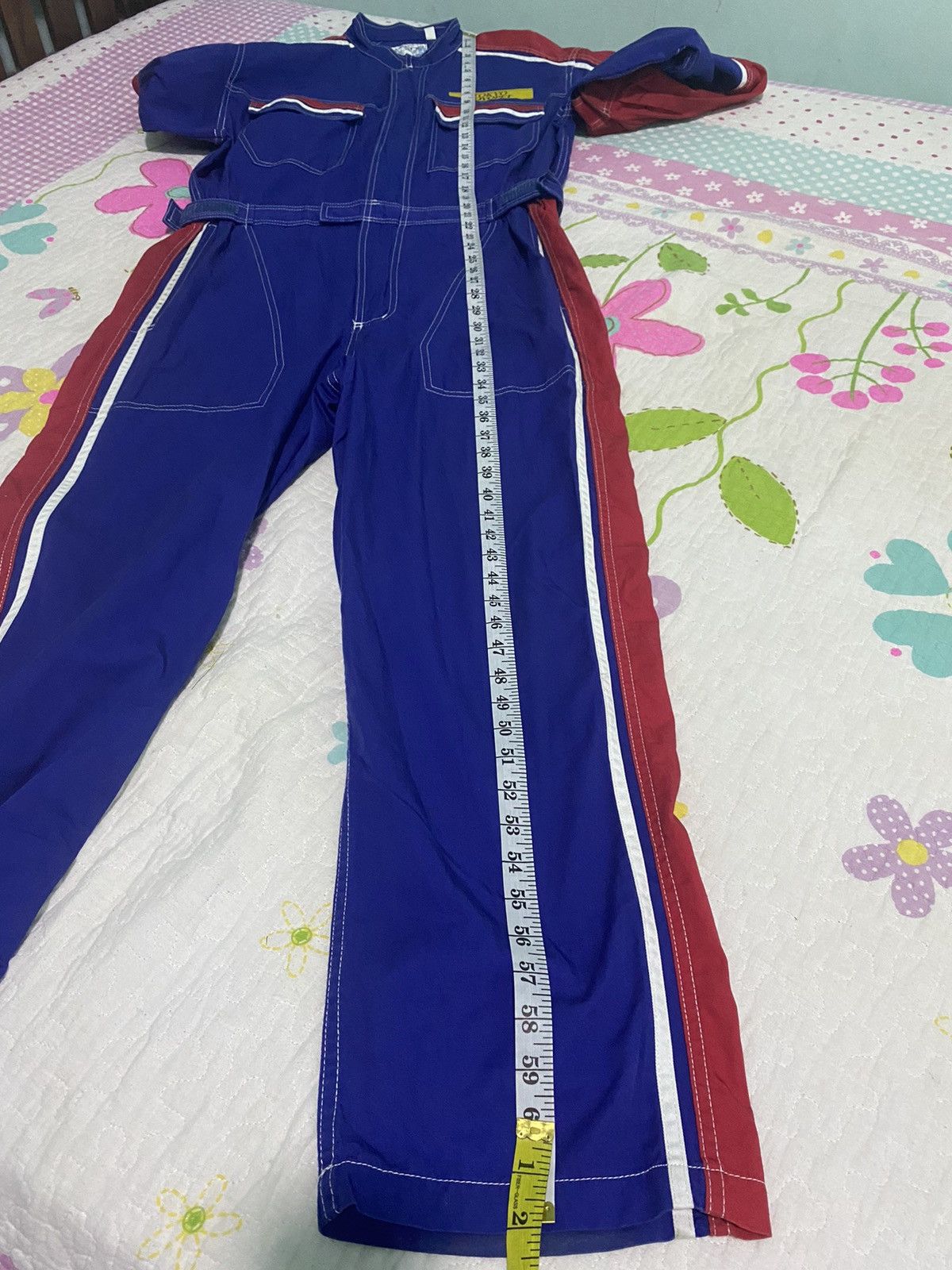 Japanese Brand × Vintage VTG DISTRESSED TOYOTA TECNO TOYOPET RARE ROYAL BLUE COVERALL Size US 36 / EU 52 - 20 Thumbnail